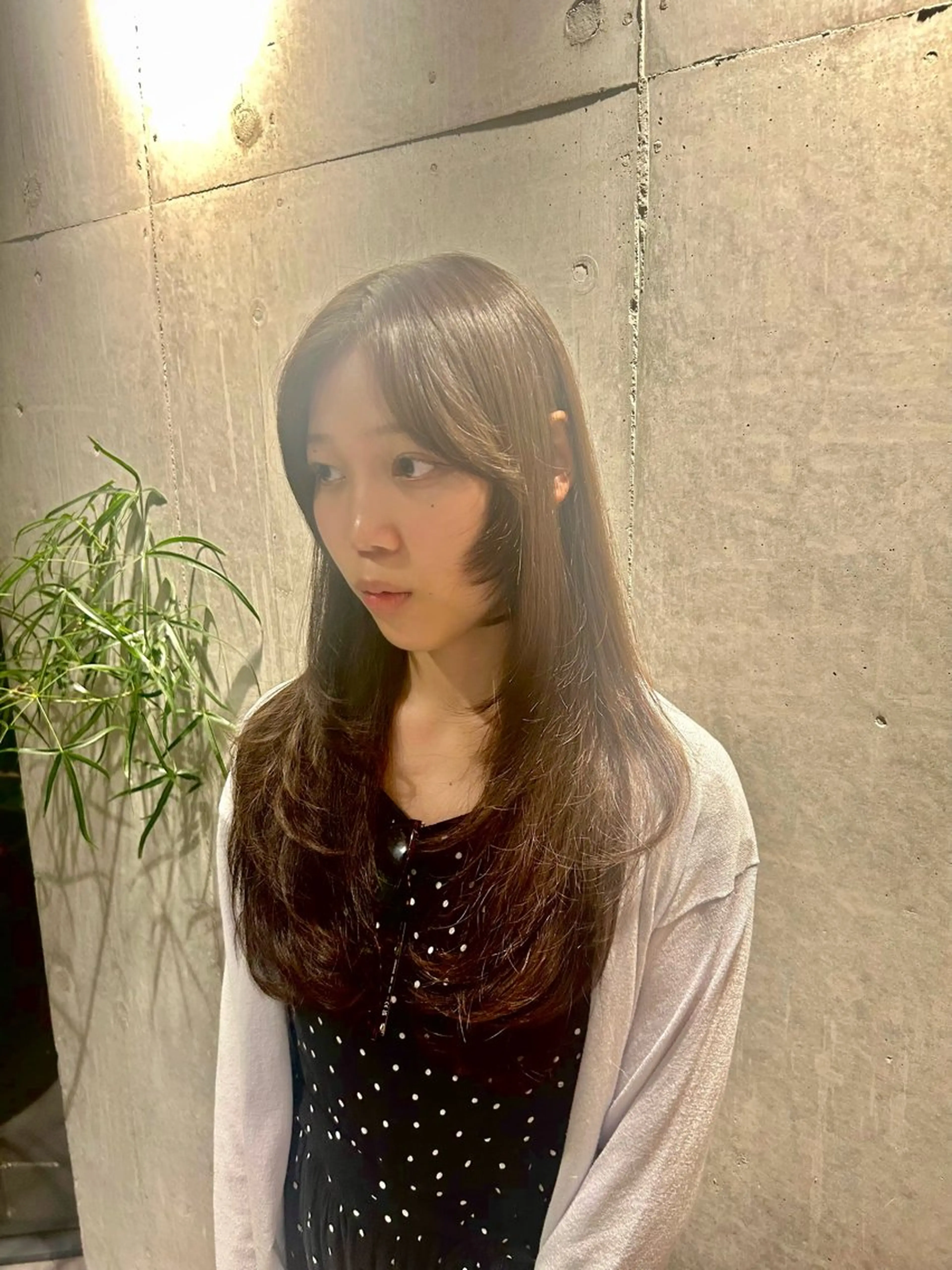 ロング カラー パーマ ハイレイヤー 姫カット レイヤーカット 👒oikawa kaede🍃のヘアスタイル