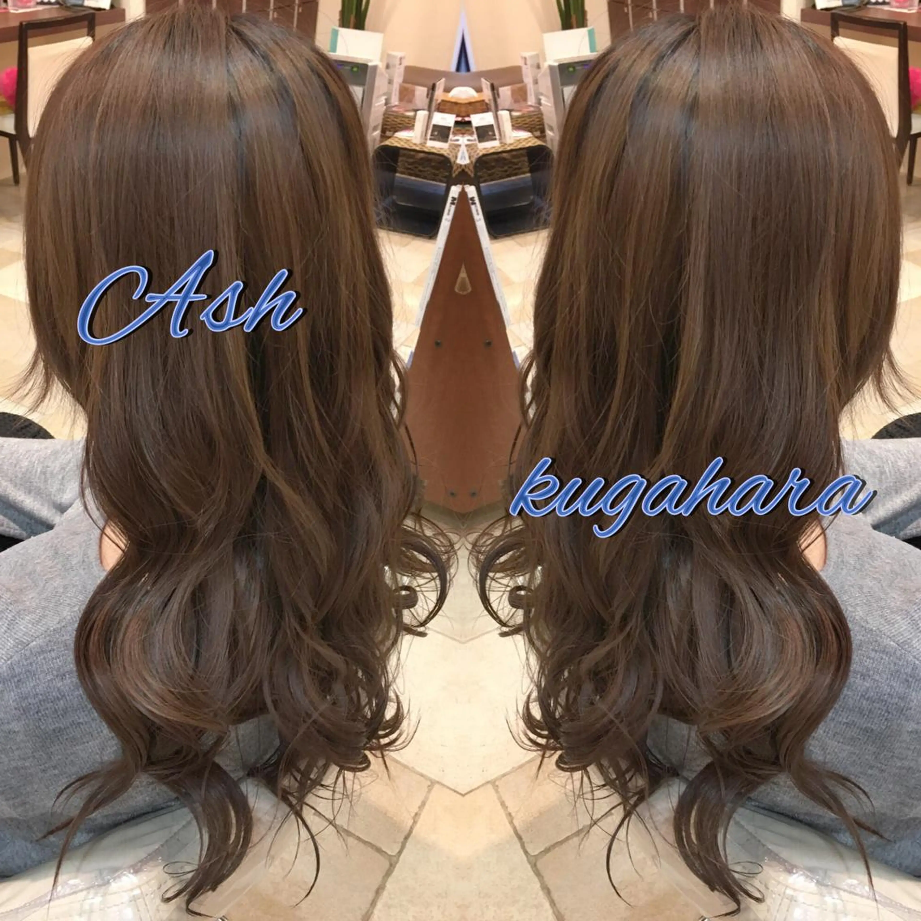 ロング カラー ヘアアレンジ 髪質改善・縮毛矯正 Taijuのヘアスタイル