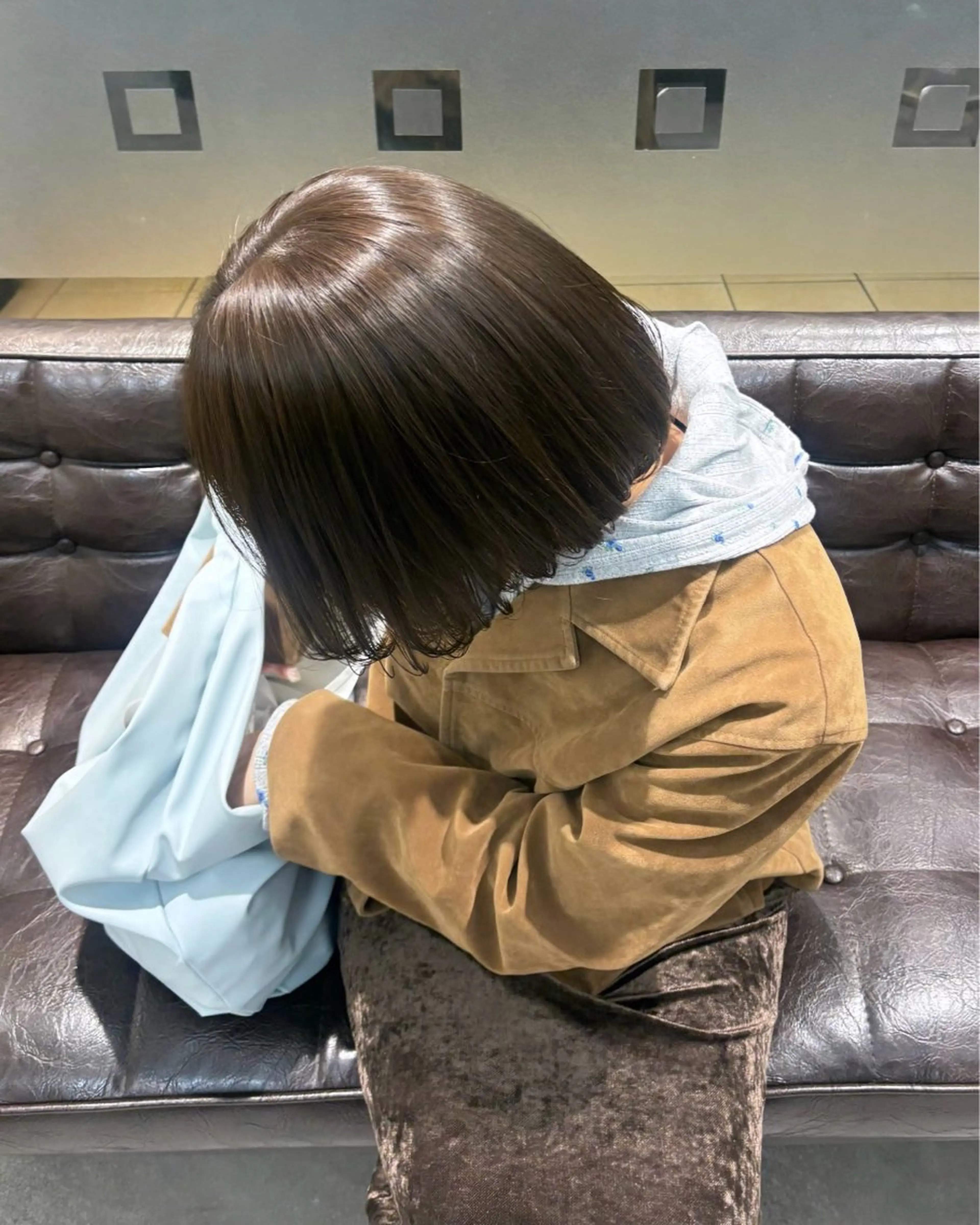 カラー ベージュカラー ブリーチ ブリーチなしカラー カット ヘアカラー トリートメント 垢抜けヘア/ レイヤー/暖色/麻咲のヘアスタイル