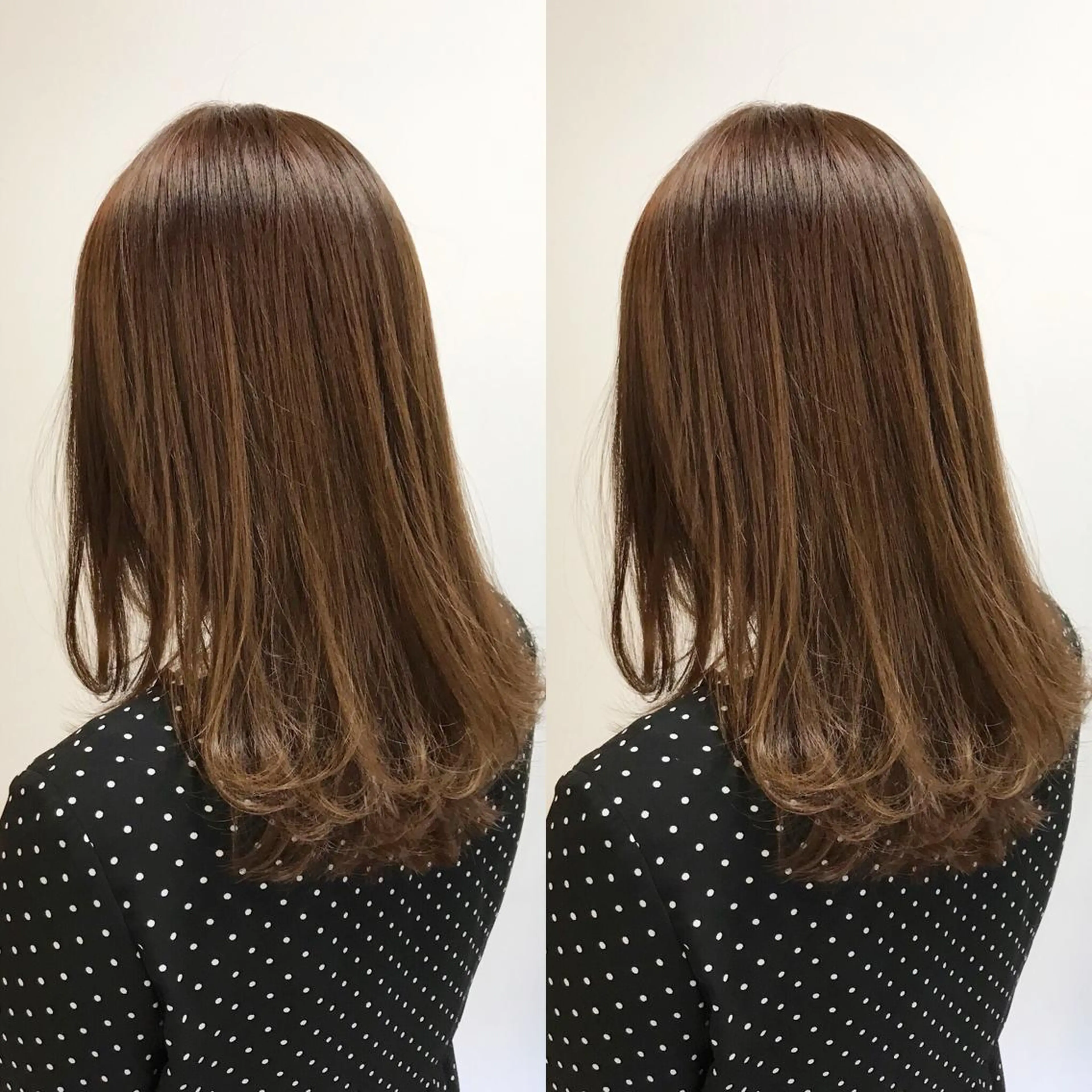 セミロング カラー ヘアアレンジ 嶋佐 昌大 シマサマオのヘアスタイル