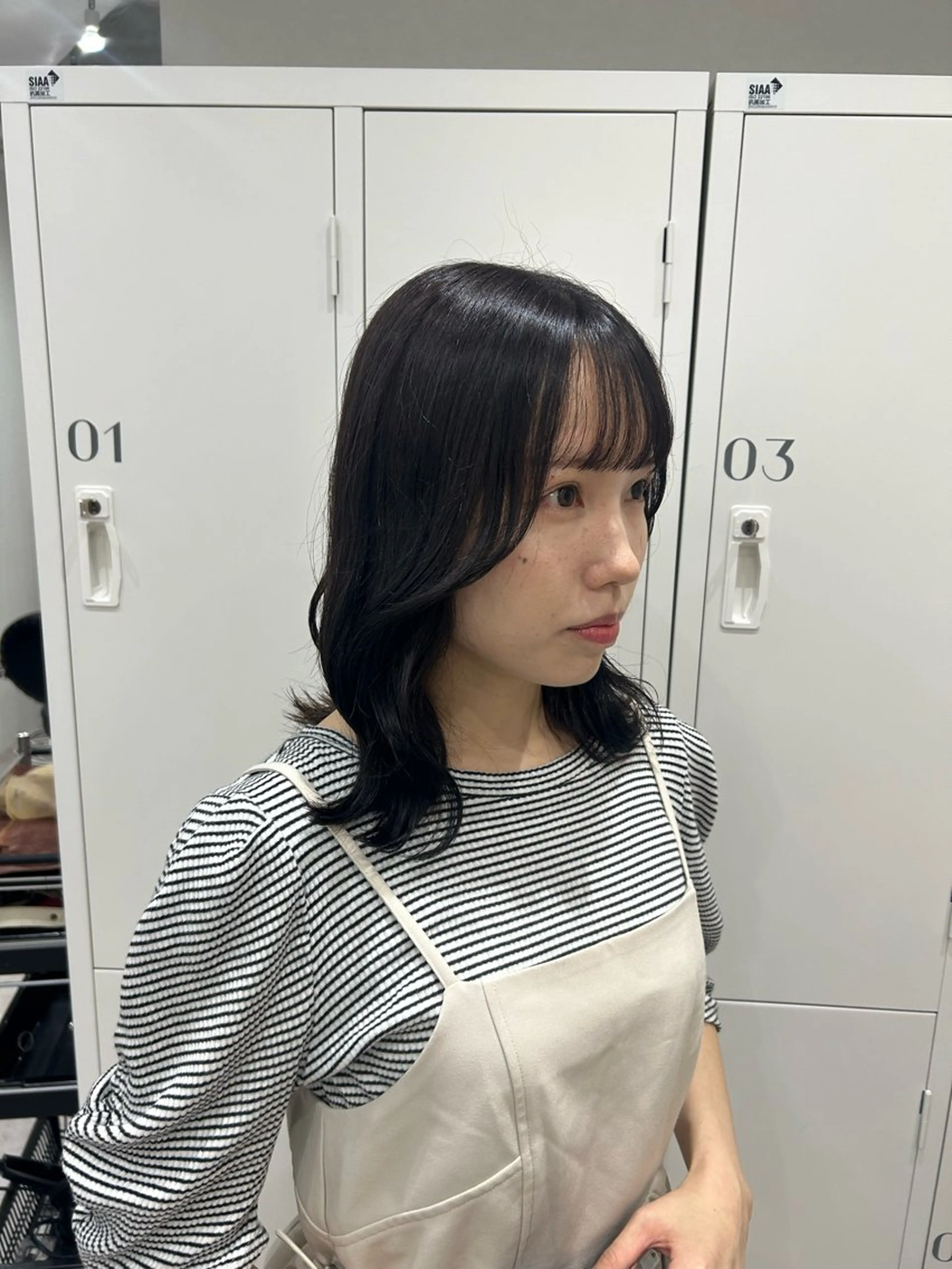 ミディアム カラー ヘアアレンジ ヘアカラー ボブ /ニュアンス/ satomi🧸💖のヘアスタイル