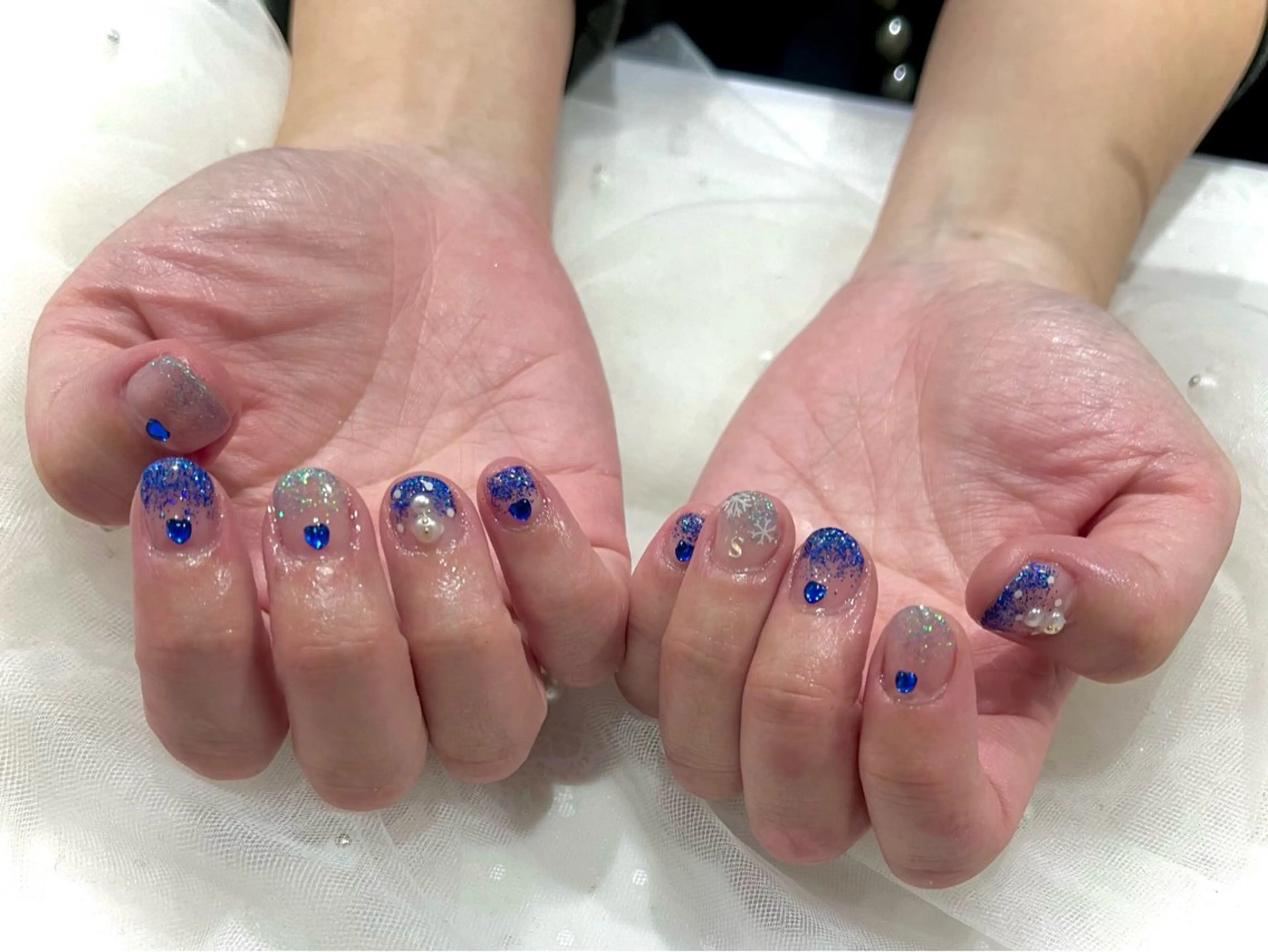 ネイル アートネイル 冬ネイル クリスマス Nail salon Cielel⟡Ayaのネイルデザイン