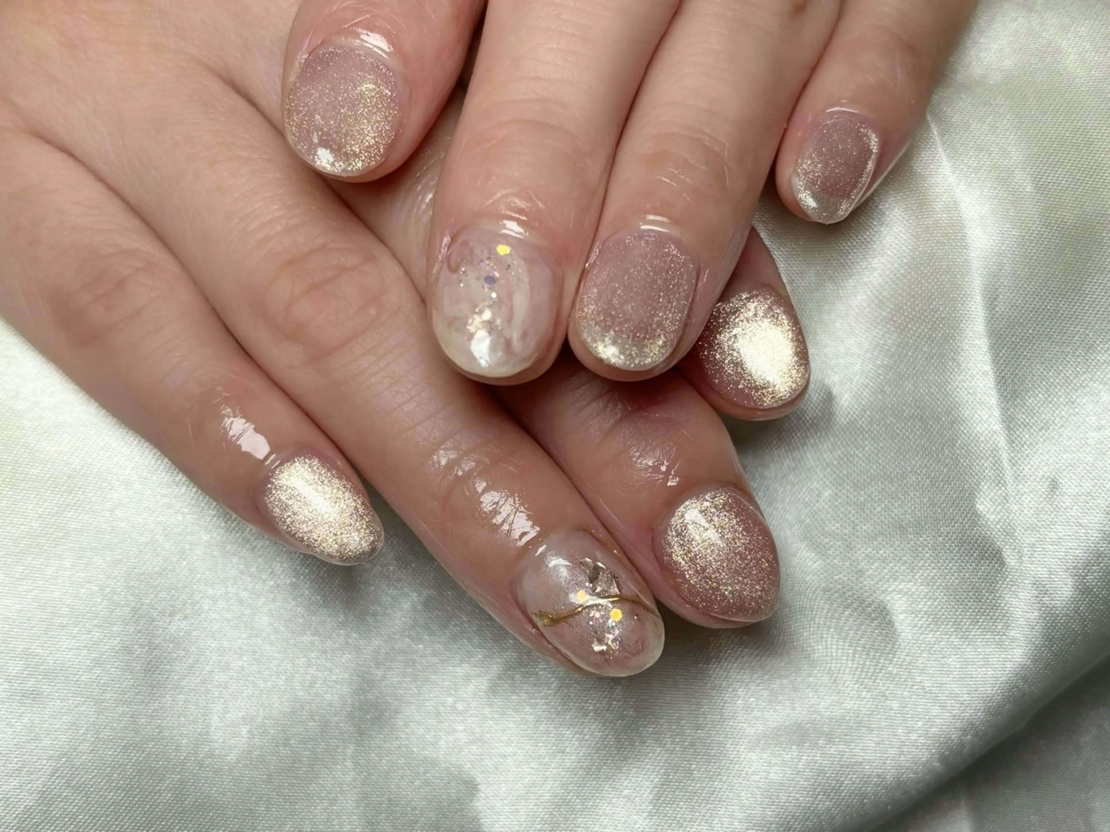 ネイル ハンドネイル ハンドケア ゆう .のネイルデザイン