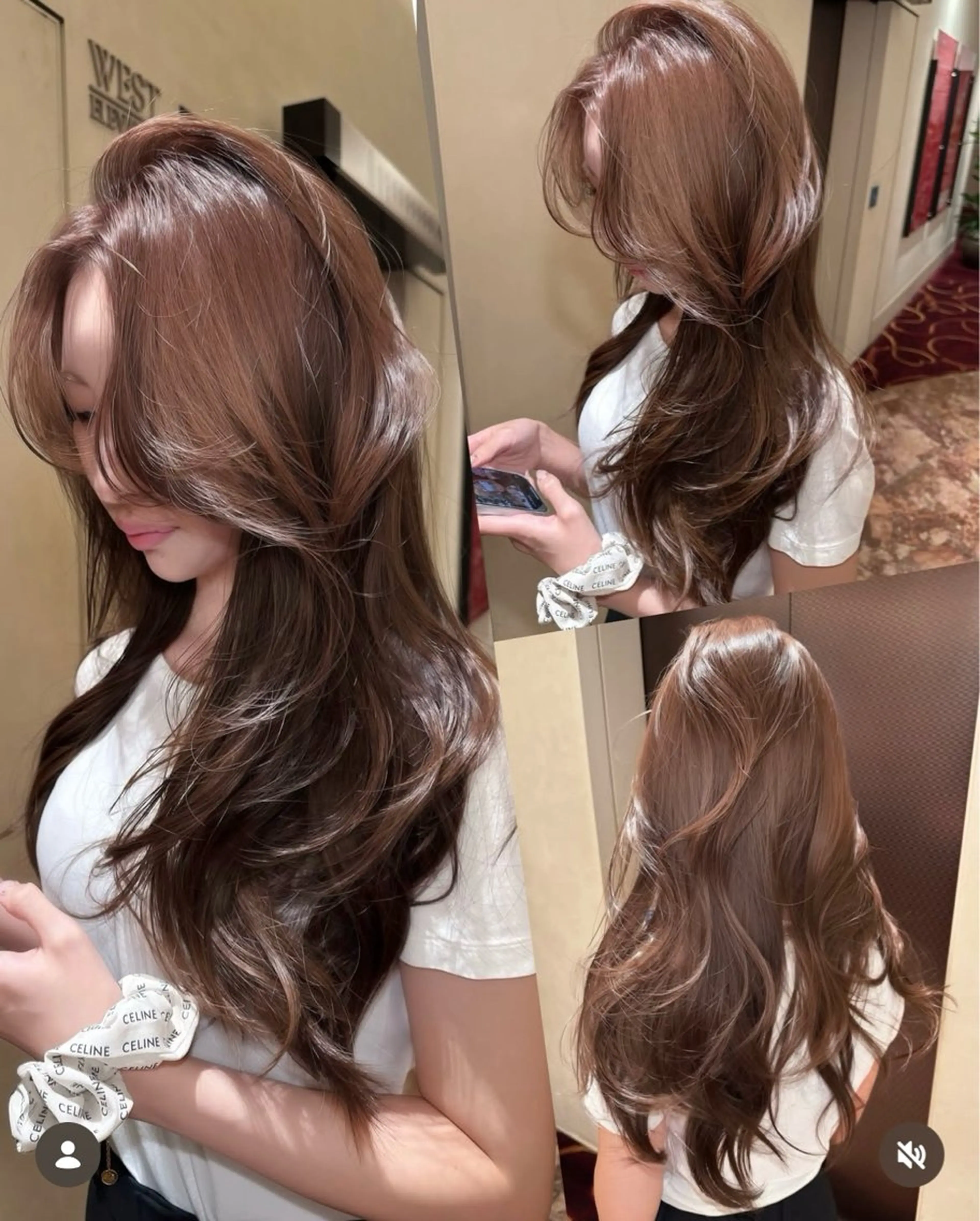 ロング 須山 漱斗のヘアスタイル