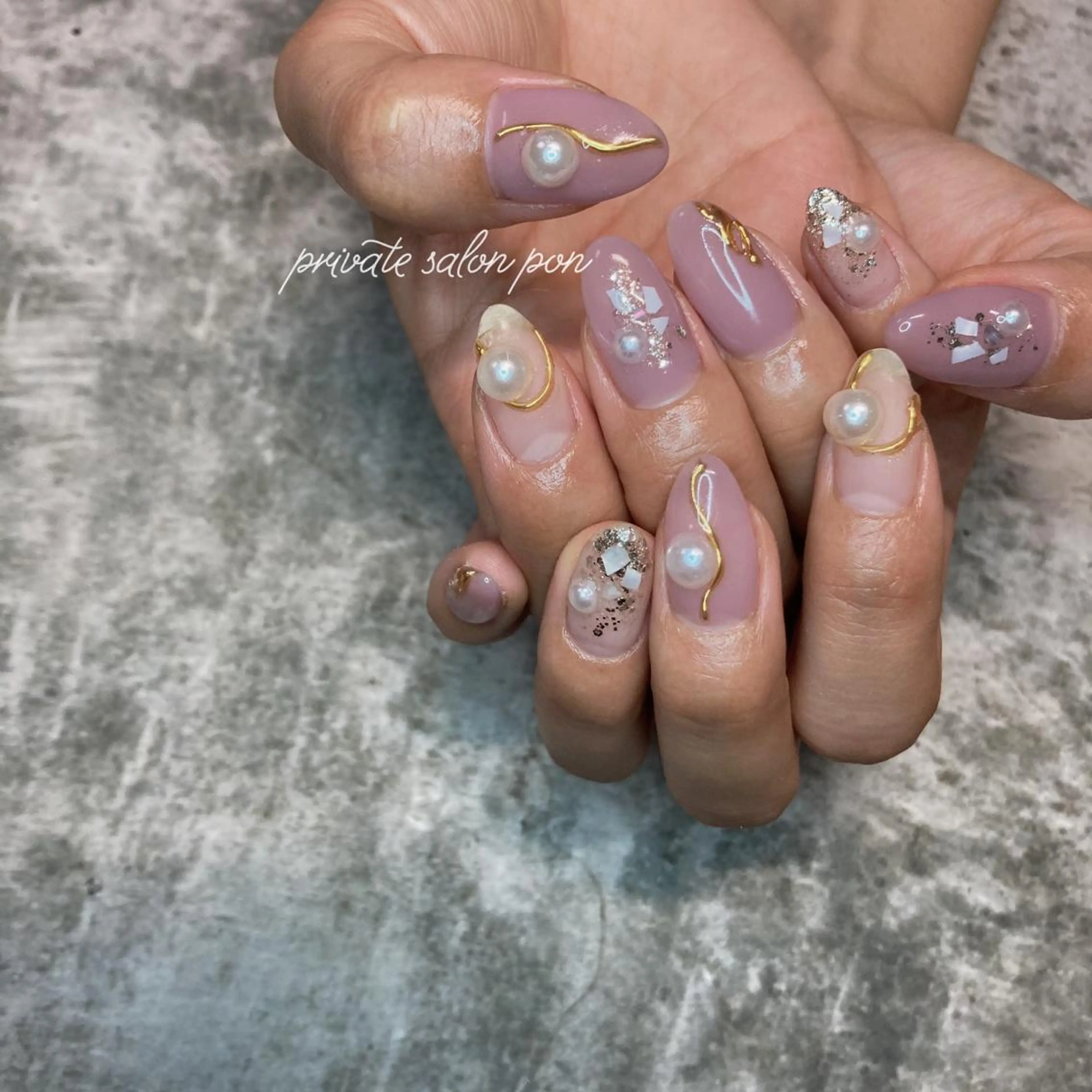ネイル private salon　ponのネイルデザイン