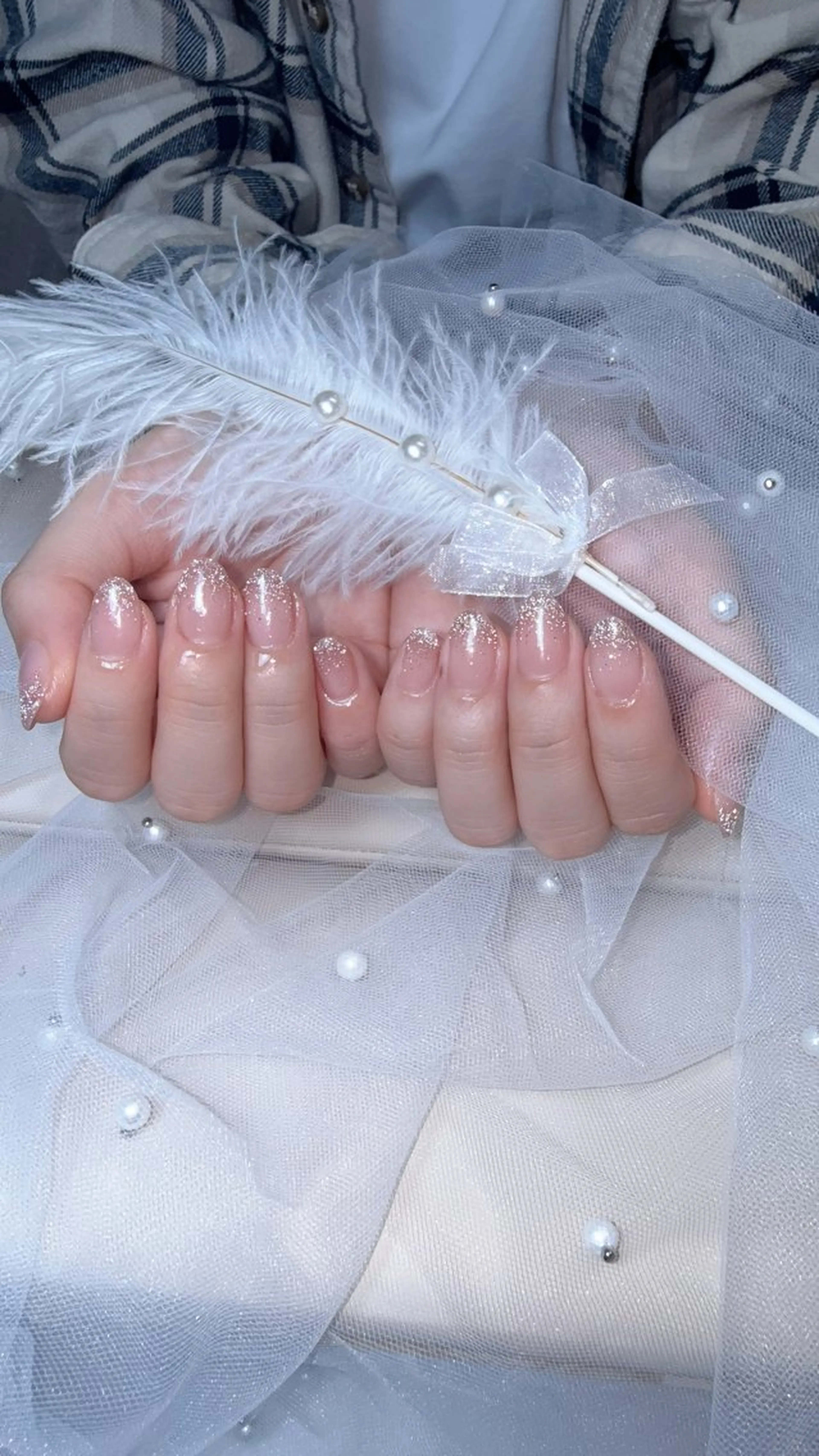 ネイル チークネイル フットネイル フレンチネイル ジェルネイル ガラスフレンチ ハンドネイル エニ Andyのネイルデザイン