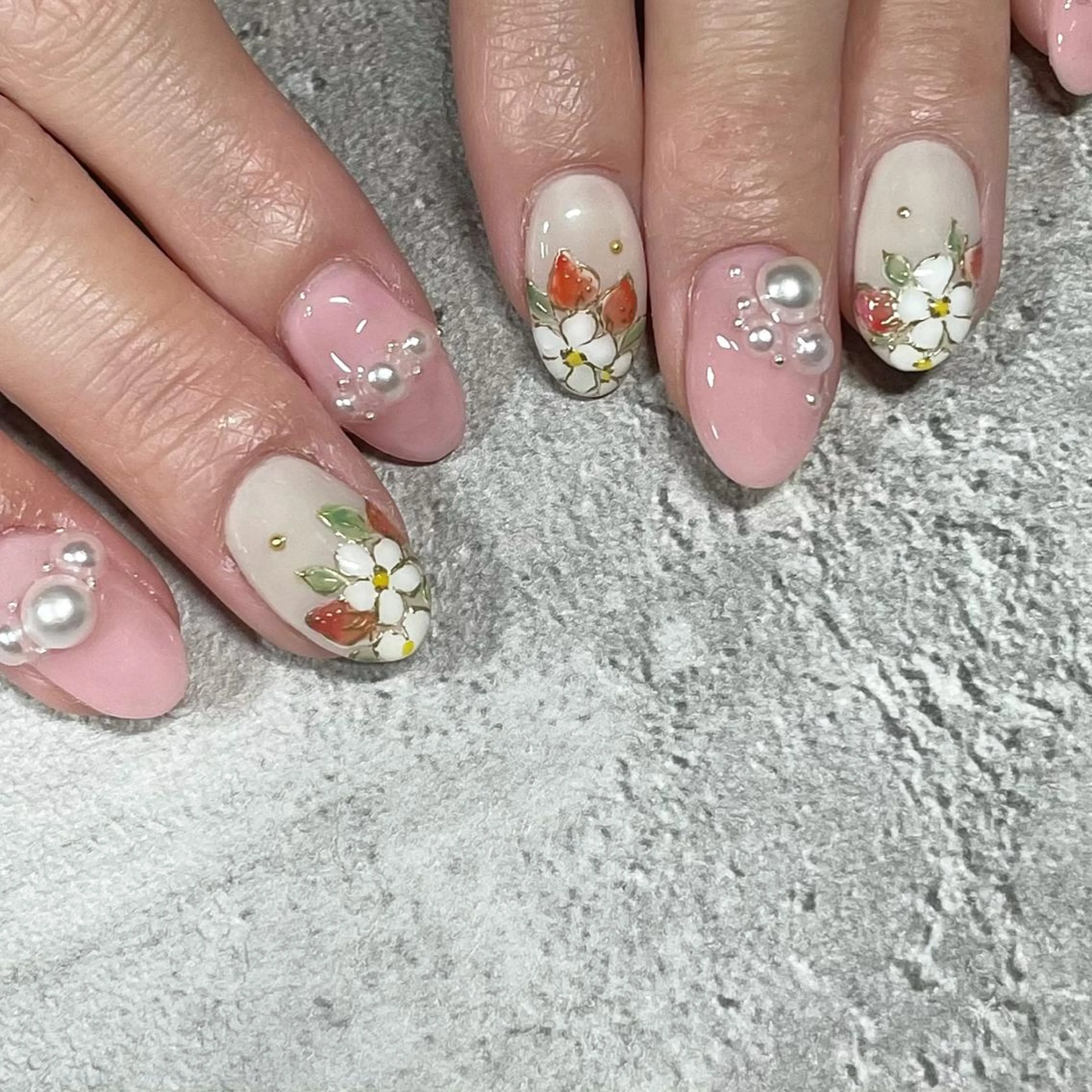 ネイル ジェルネイル 東 千夏のネイルデザイン