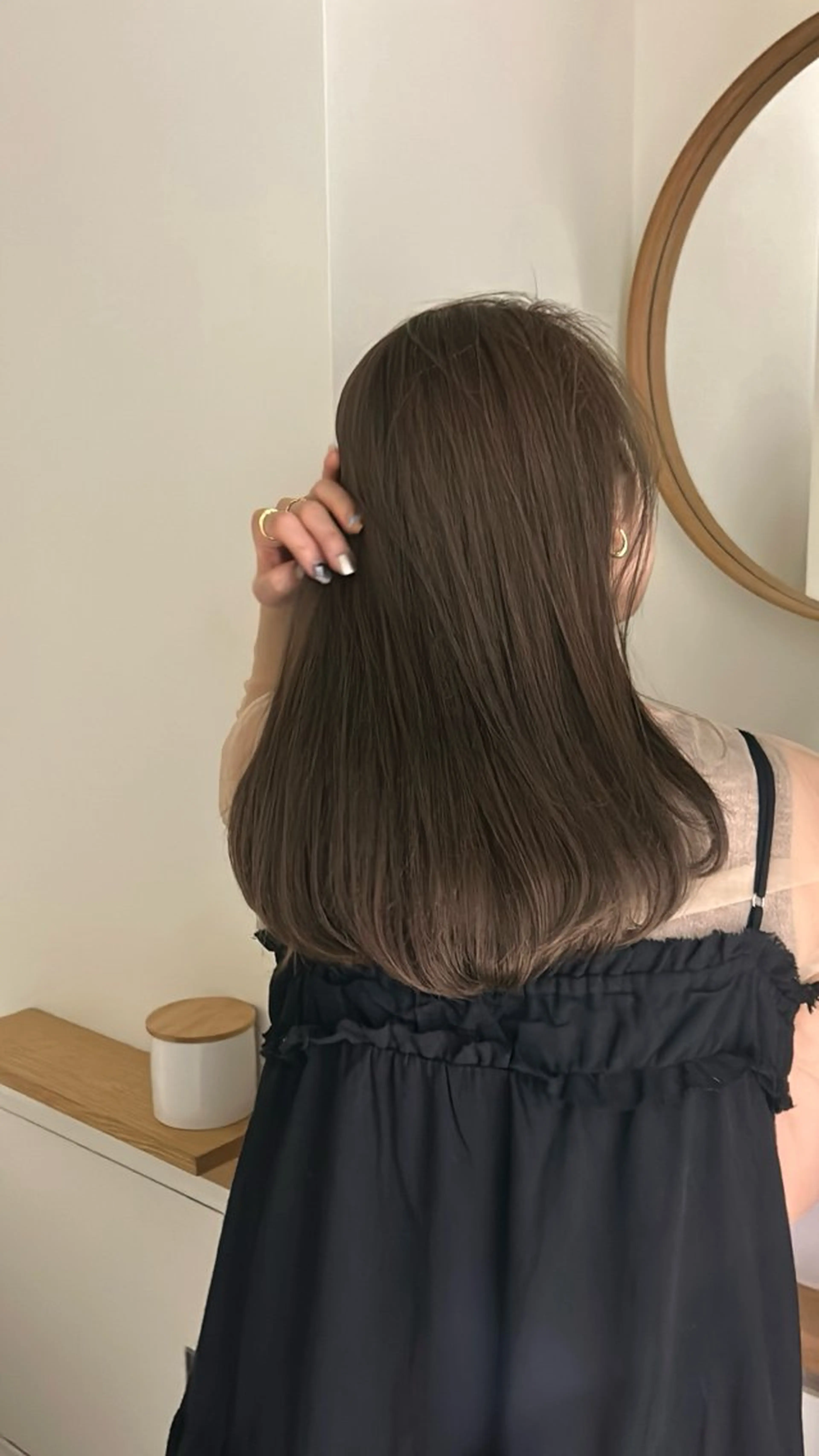 セミロング ヘアセット/透明感 カラー/MIHO♡のヘアスタイル