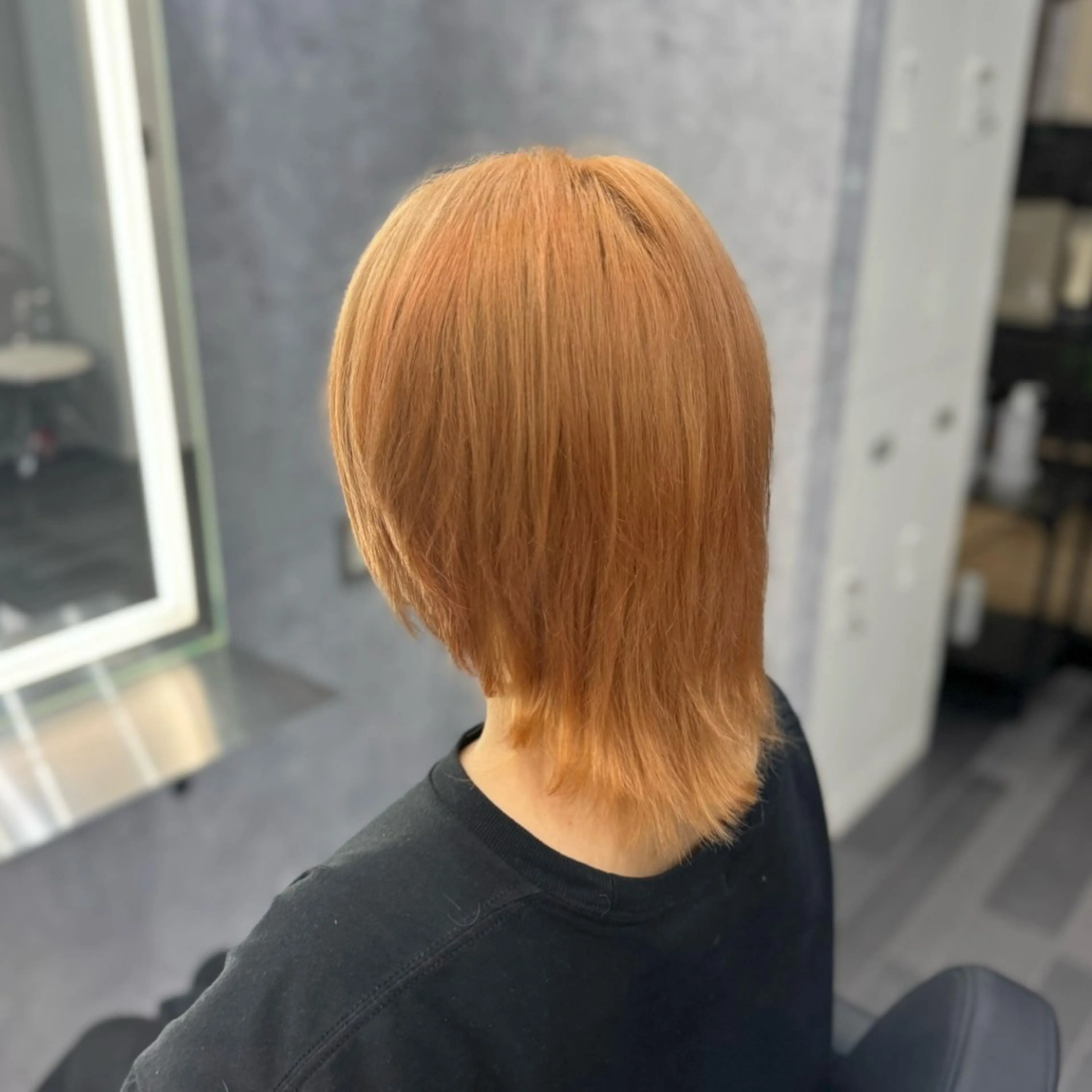 ミディアム CS made by SHACHU栄店所属・❤️🔥シールエク +カラー京❤️🔥のヘアスタイル