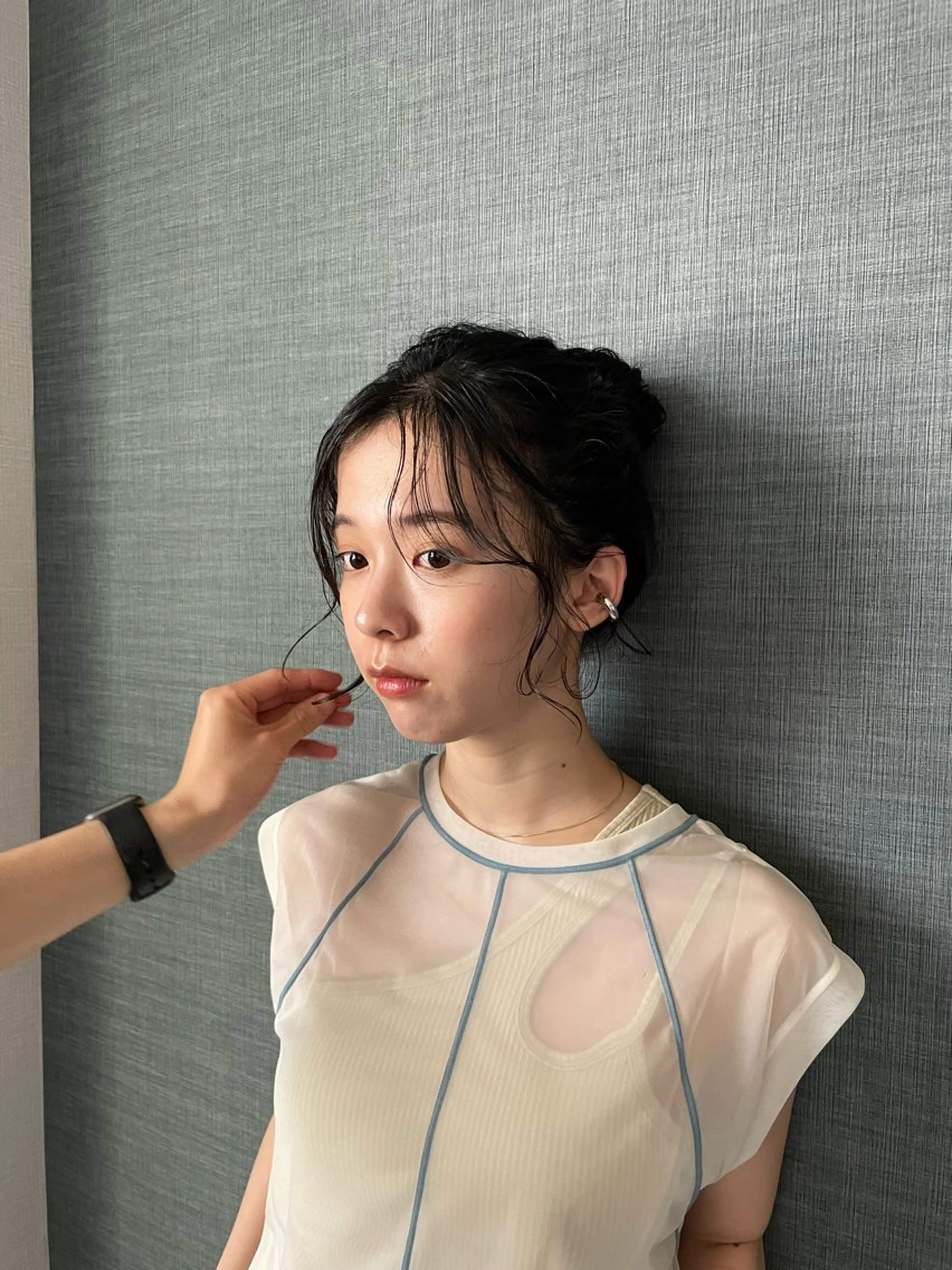ロング 立野 莉央のヘアスタイル