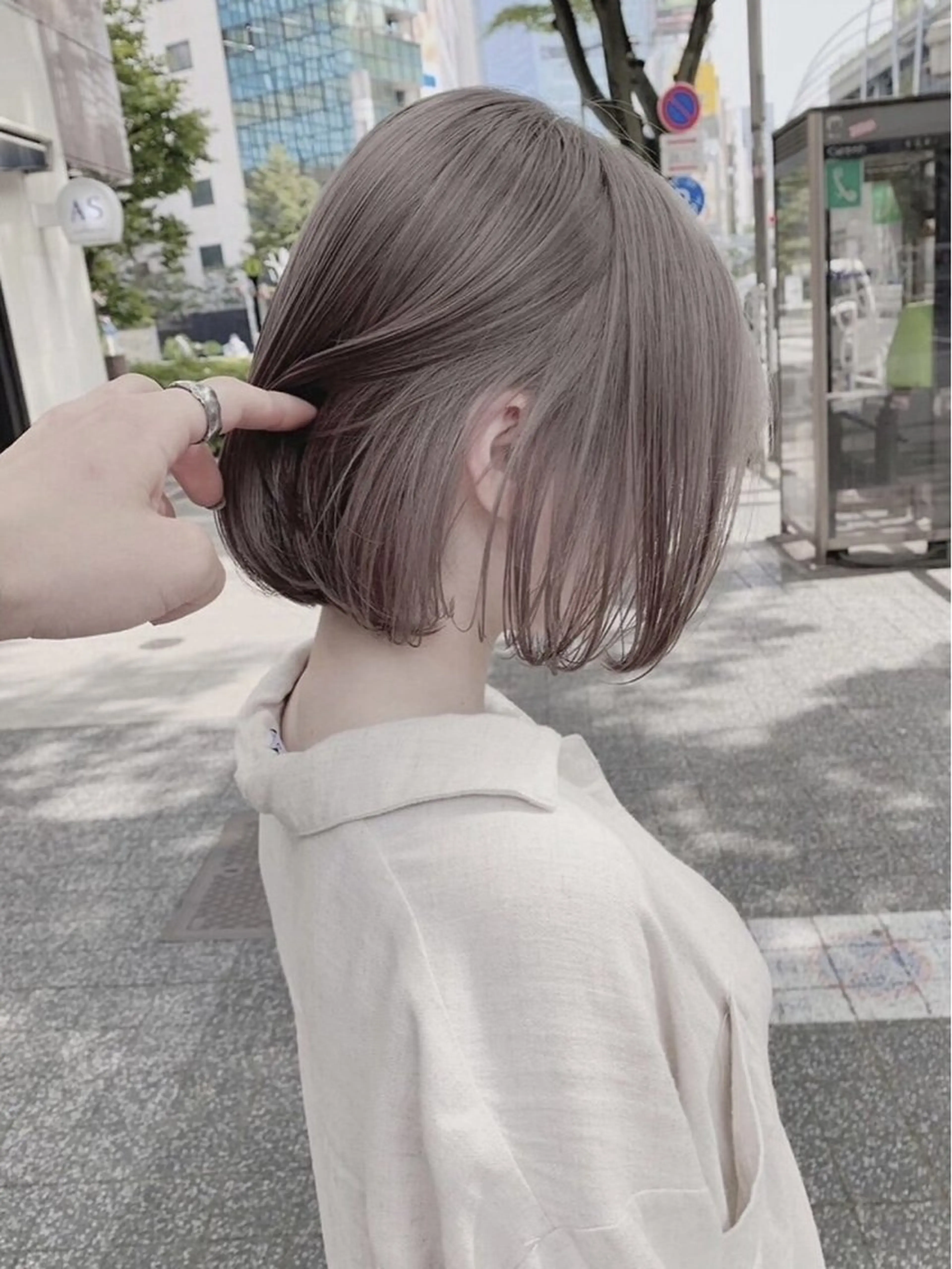 🌷人気No2🌷メンテナンスカット➕ブリーチ➕カラー➕外部補修トリートメントの写真