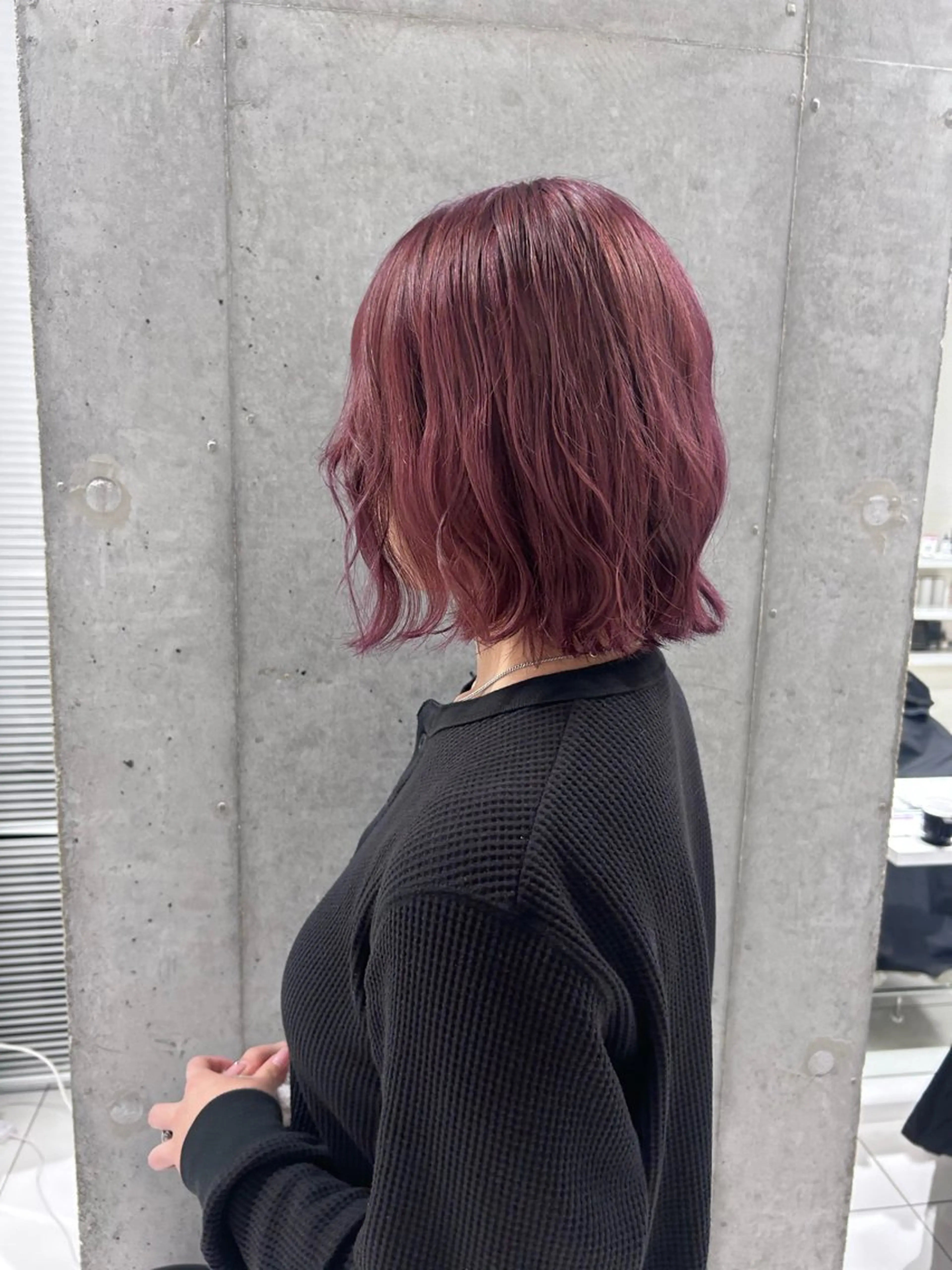 ショート カラー ブリーチ ラベンダーカラー ピンクカラー ピンクラベンダー shizuna/平尾 /カラー/髪質改善のヘアスタイル