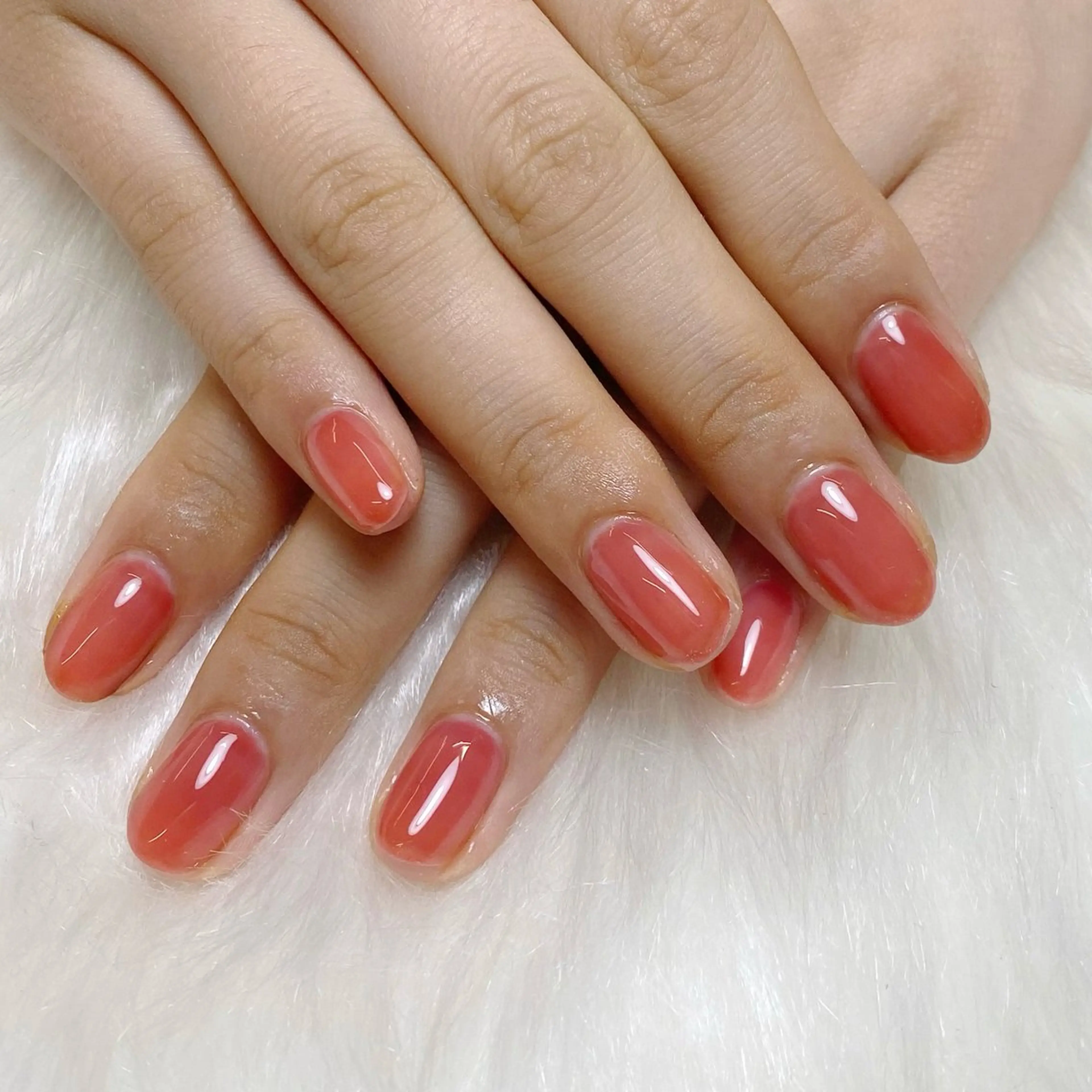ネイル ブルー 長さ出し フットネイル フレンチネイル グラデーション 🌷yui ネイル🌷のネイルデザイン