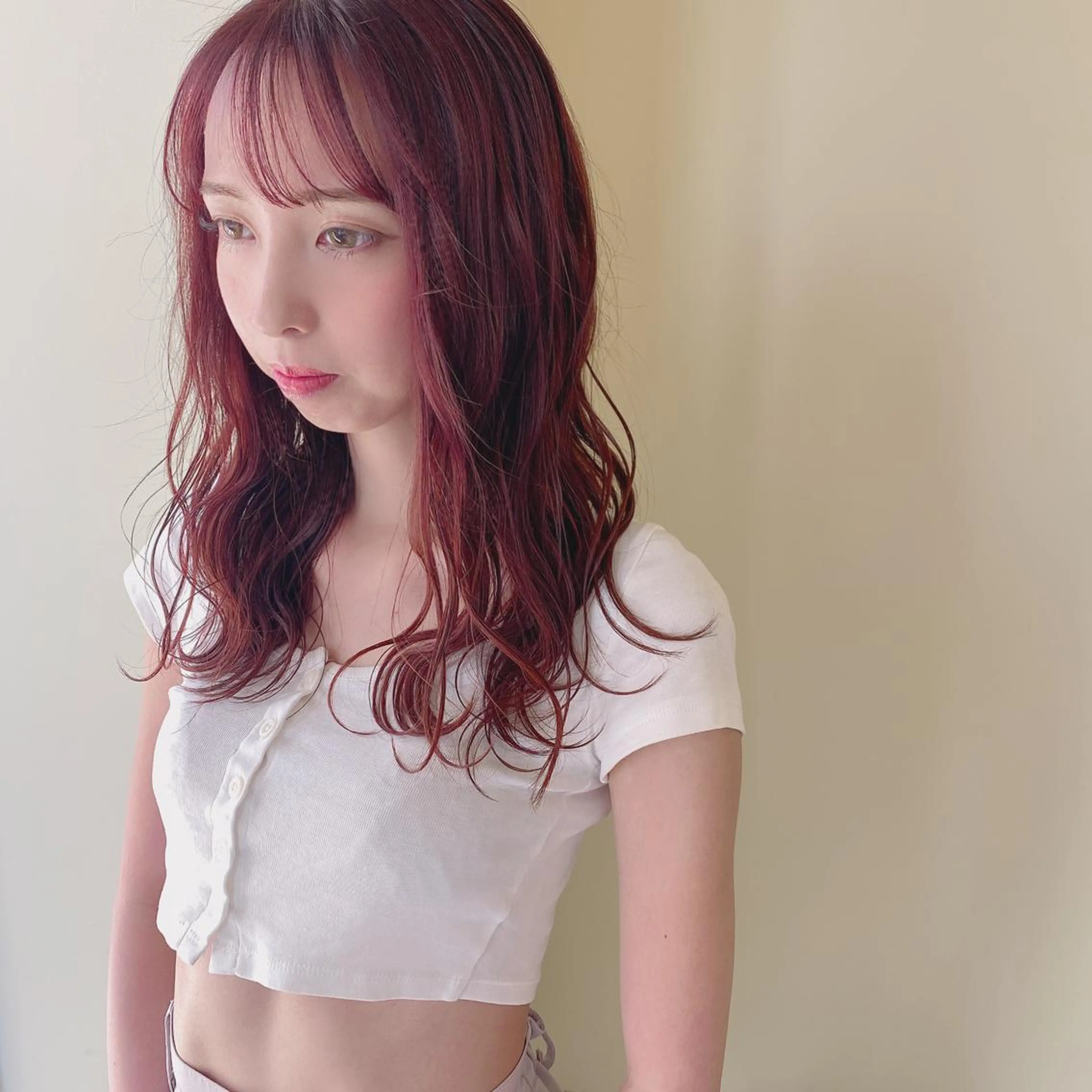 セミロング beauty: beast 大名店のヘアスタイル