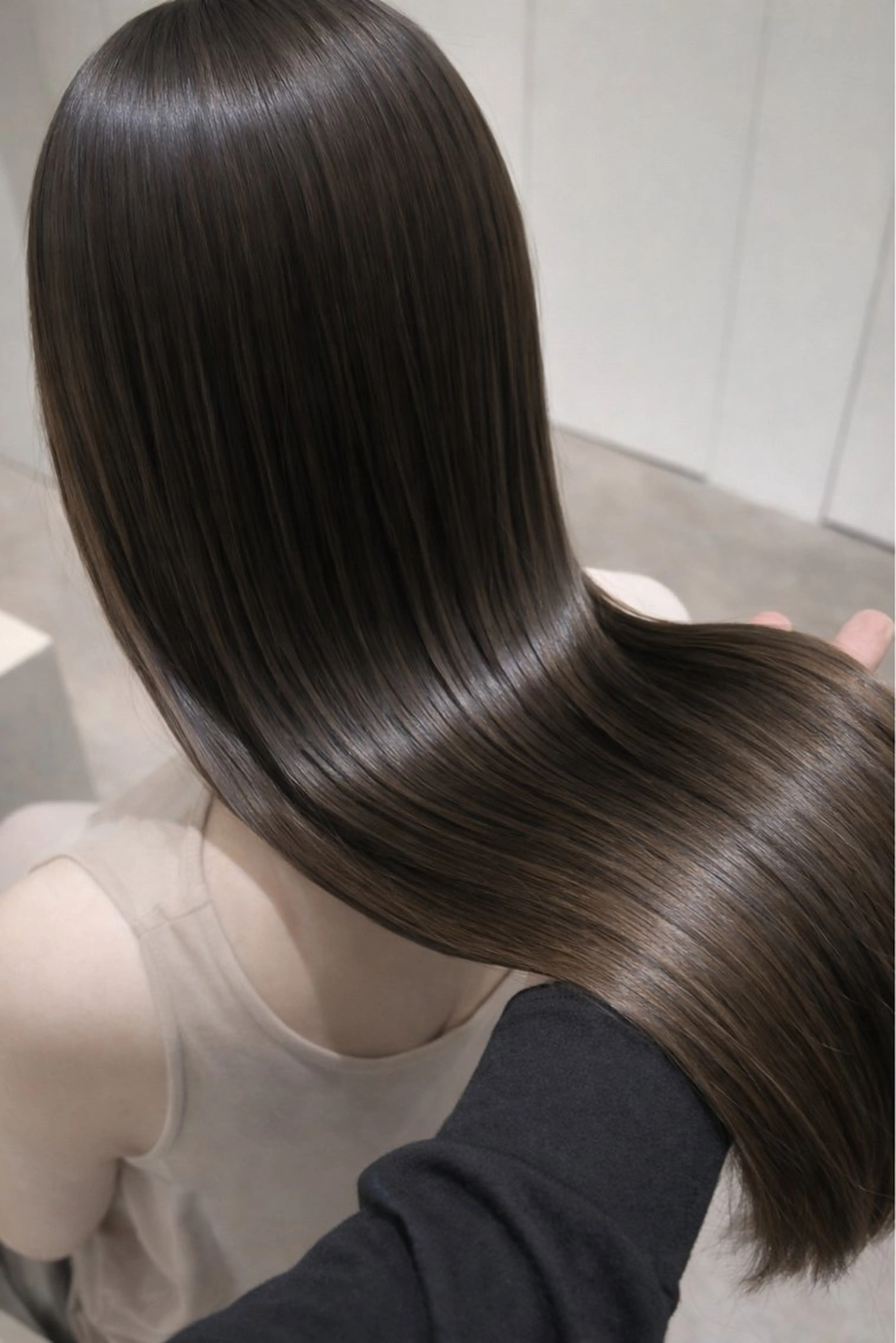 ロング カラー 透明感カラー グレージュ 髪質改善 トリートメント カット ヘアカラー トリートメント 💎透明感カラー特化 💎TAISEIのヘアスタイル
