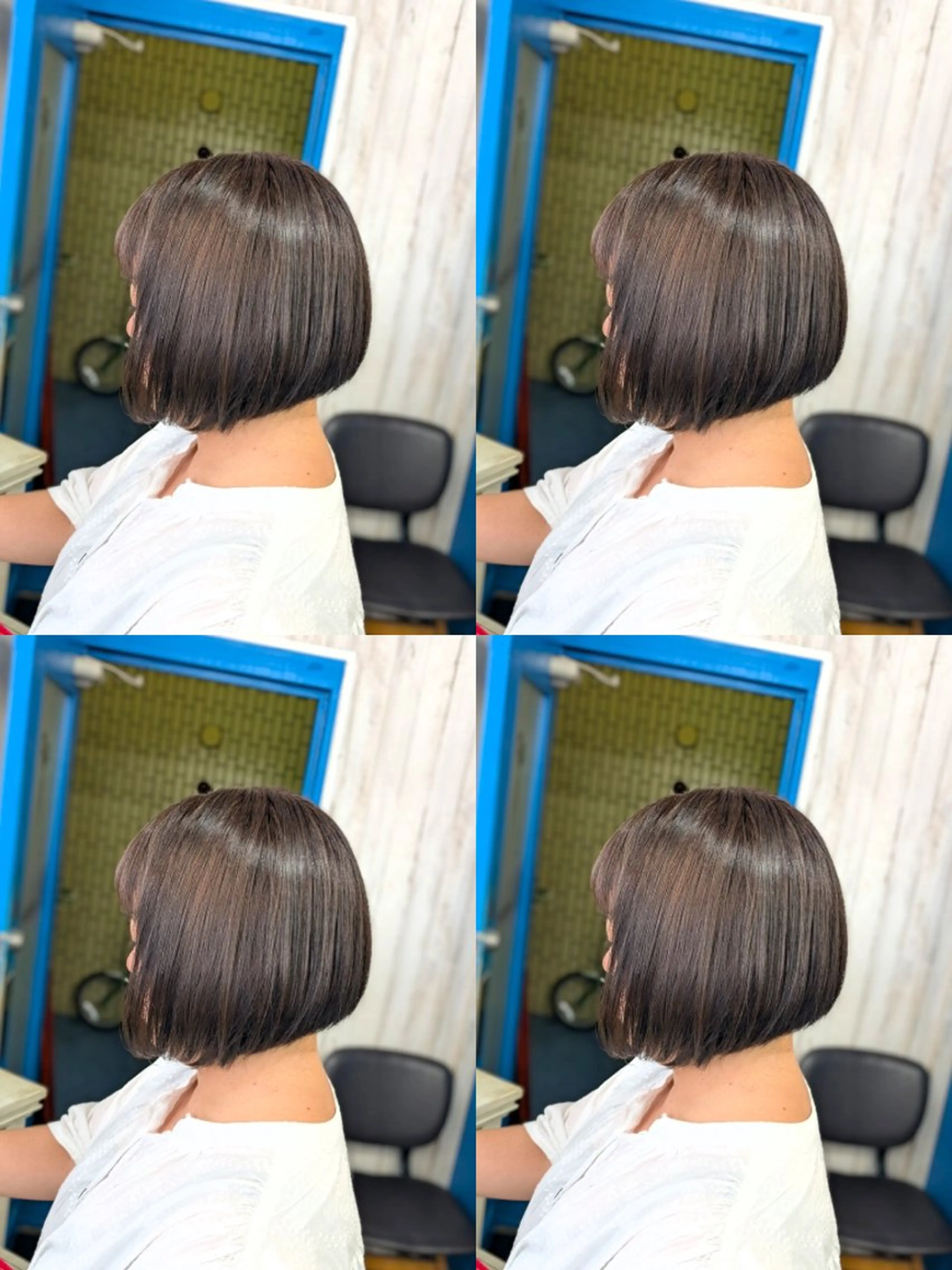 ショート カラー ショートボブ ハンサムショート 丸みショート ボブ くびれヘア カット ヘアカラー トリートメント メンズパーマ/顔周り レイヤーカット/えののヘアスタイル