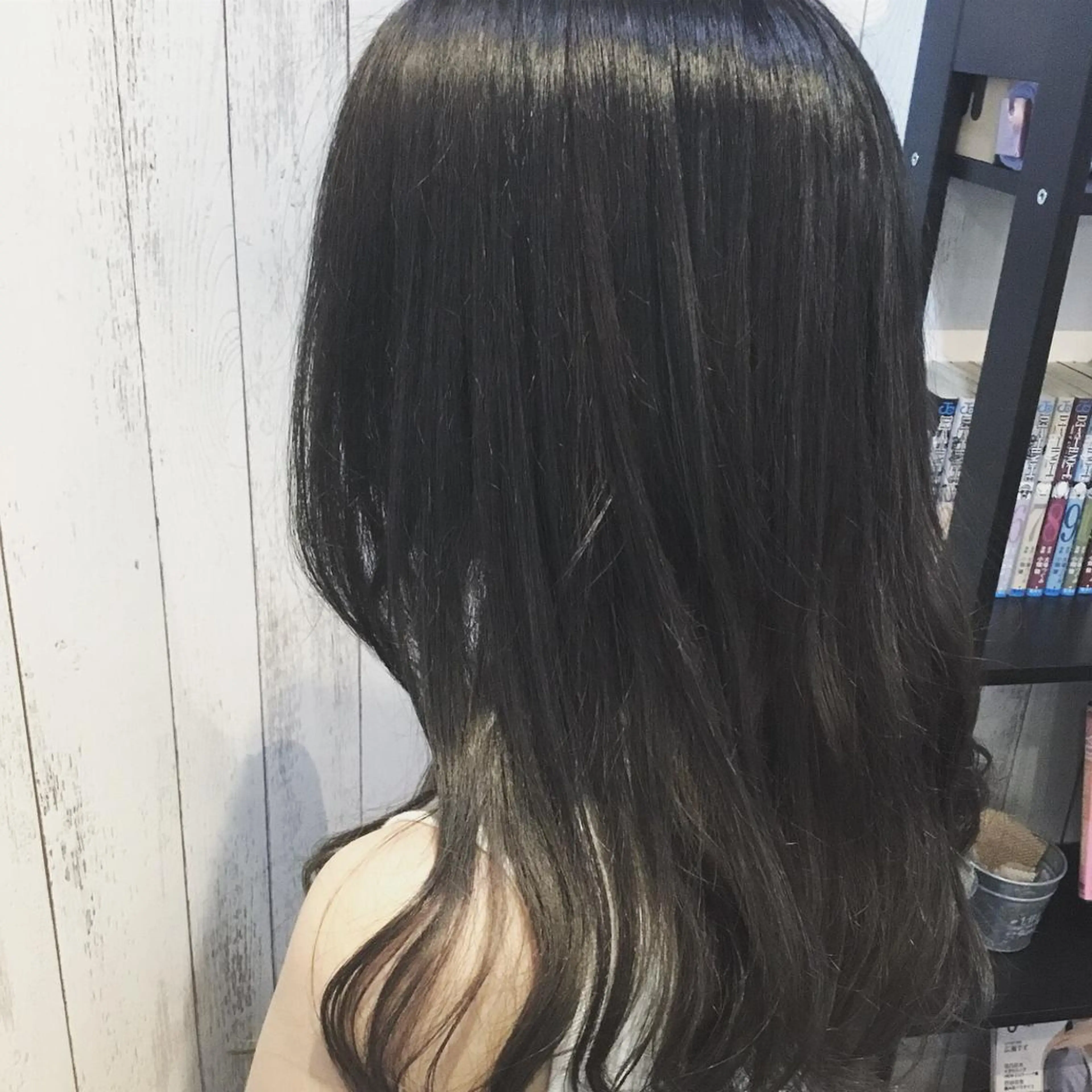 ロング カラー 金崎 新吾のヘアスタイル