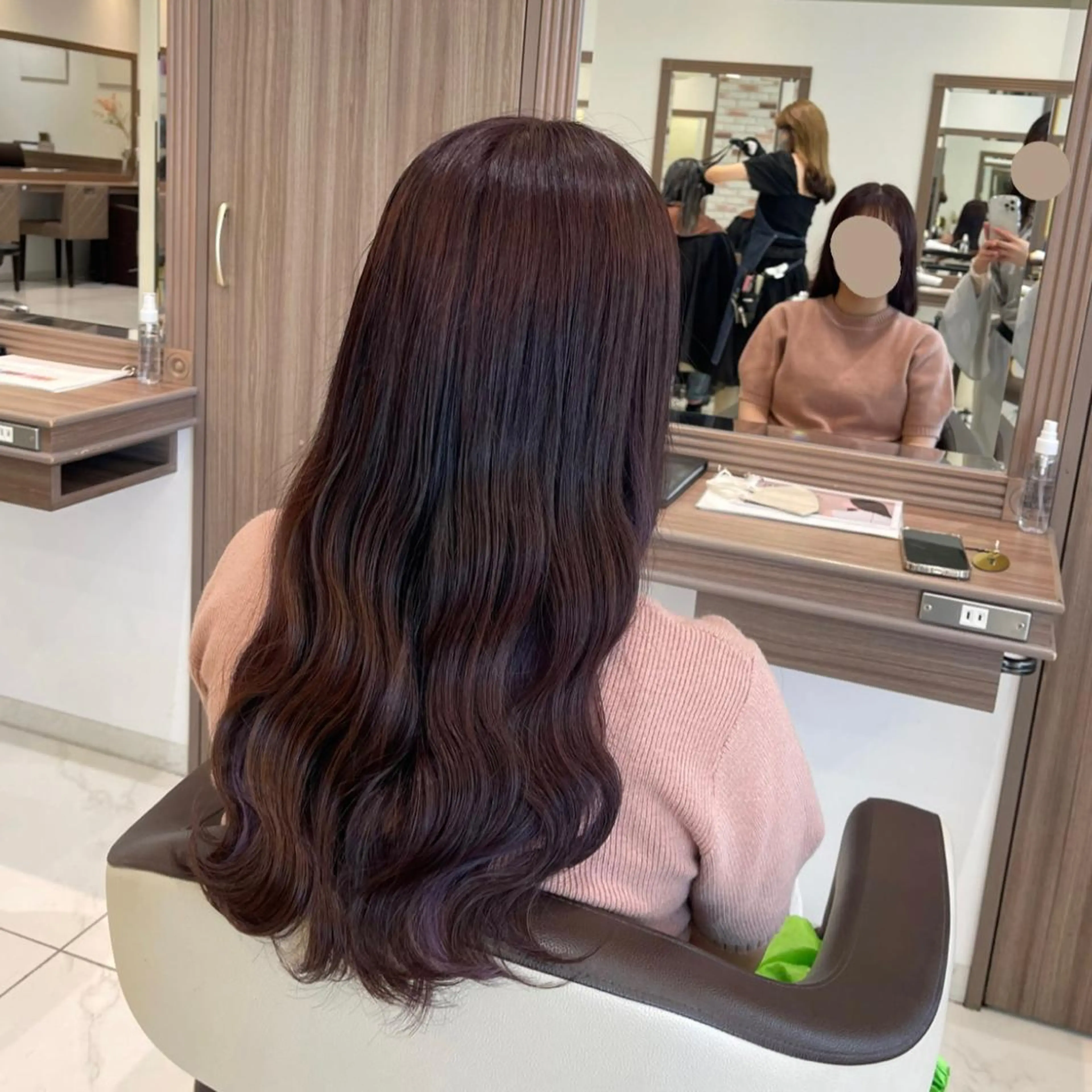 ロング カラー ブリーチ ブリーチなしカラー 𓍯暖色/韓国風 田中沙羅‎𓍯のヘアスタイル