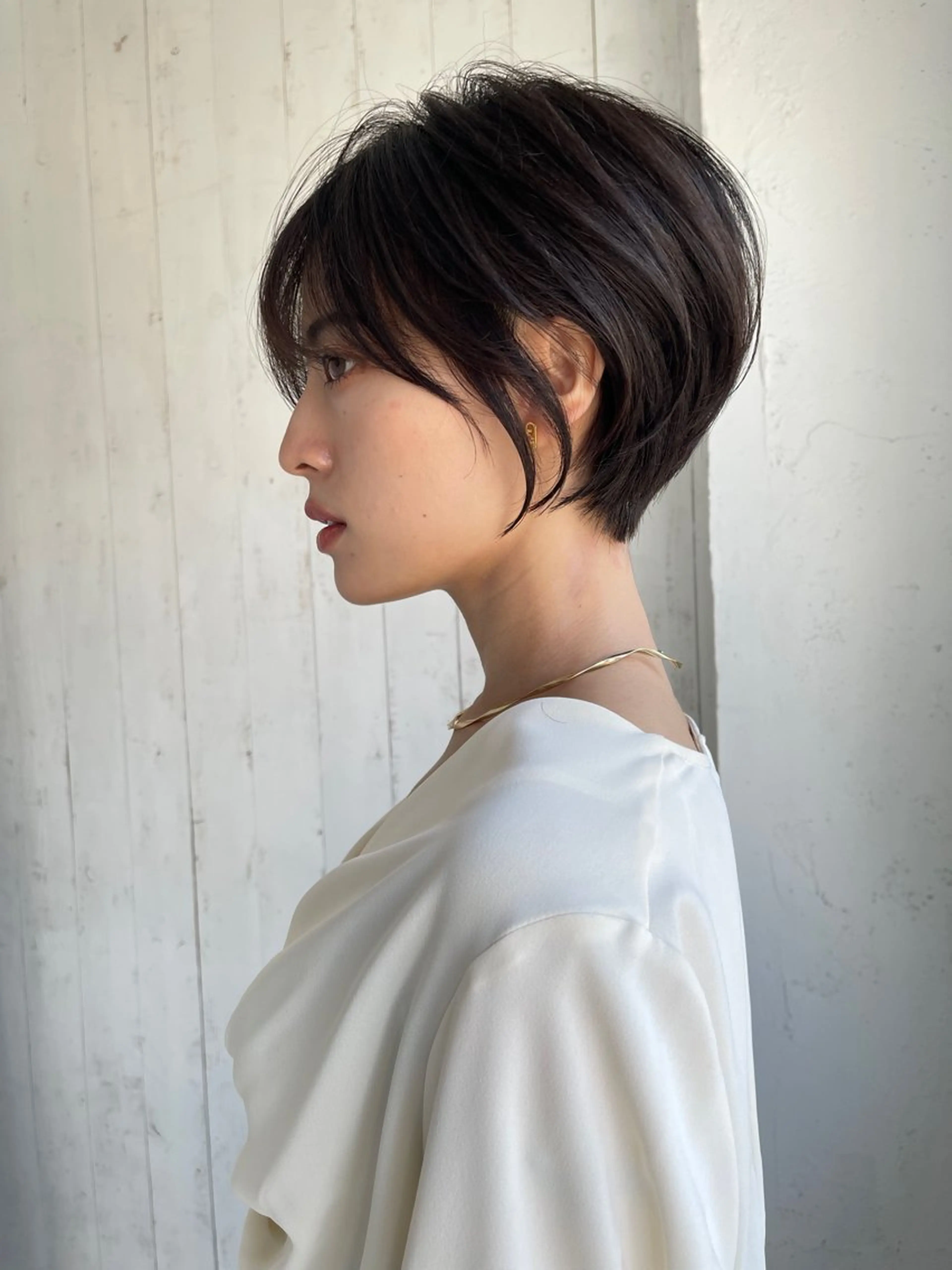 ショート レイヤー/ショート/ 山見陽のヘアスタイル