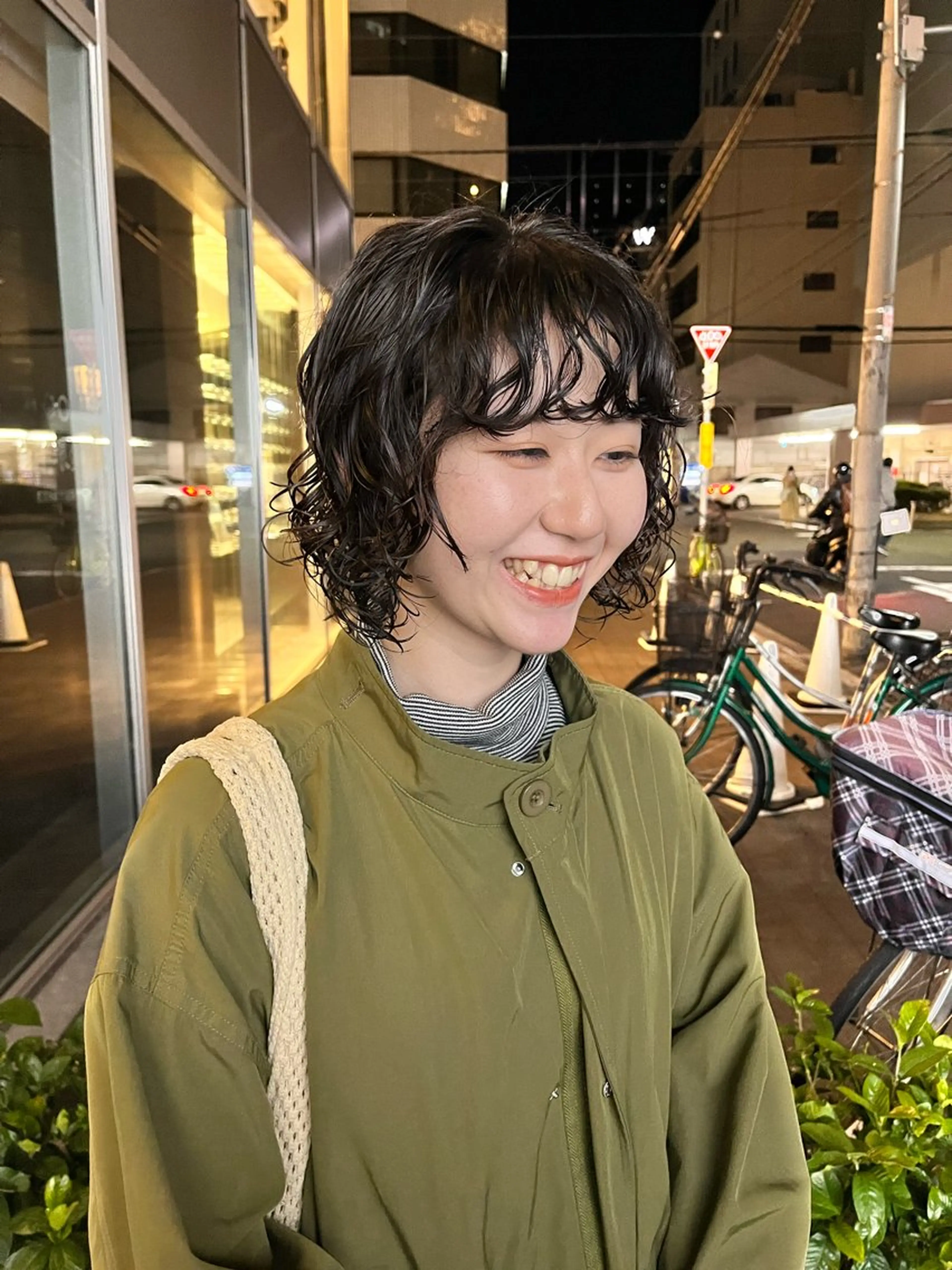 ショート パーマ 顔周りカット カット パーマ ショート/パーマ/ カラー/FUKOのヘアスタイル