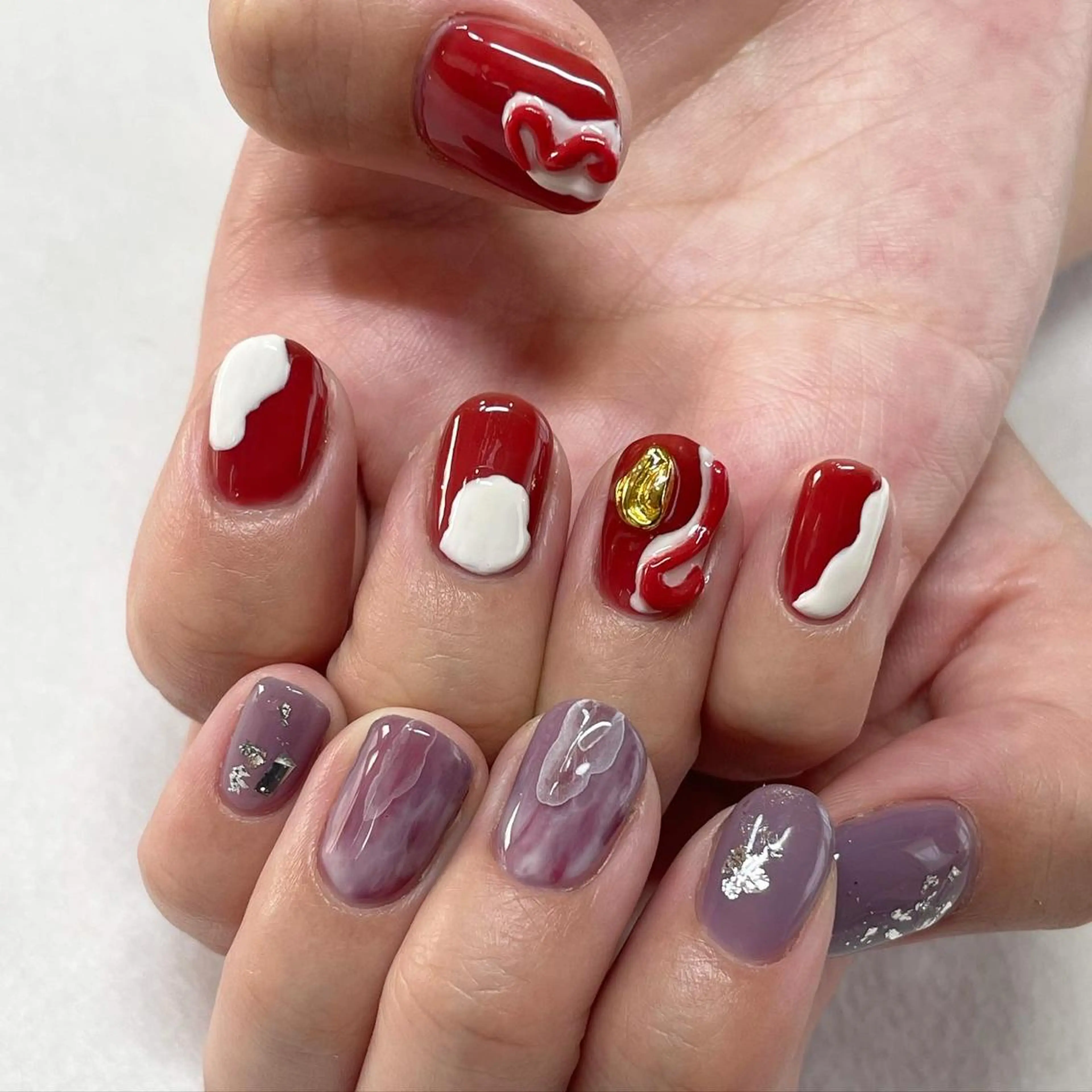 ネイル ジェルネイル 東 千夏のネイルデザイン