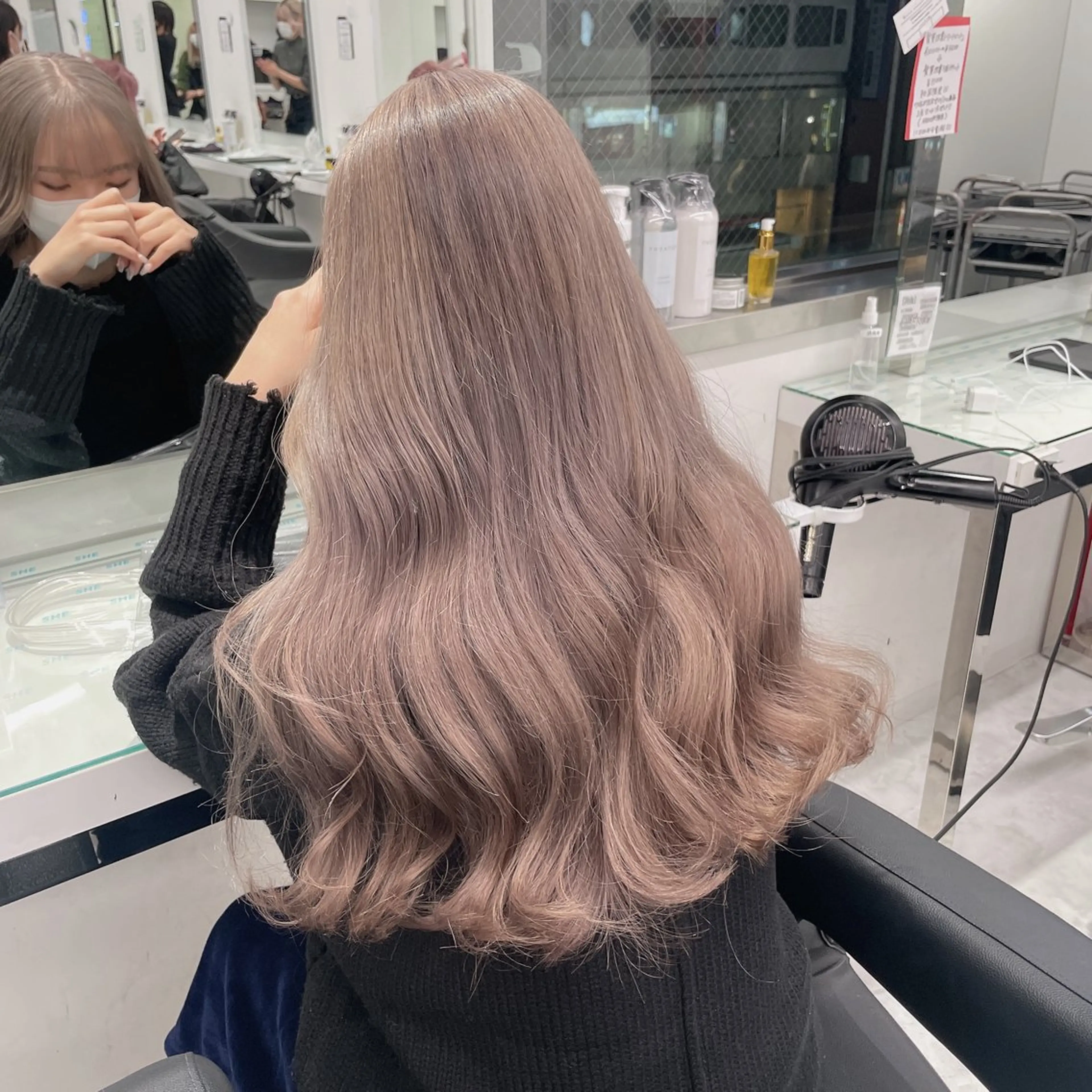 セミロング カラー 🩷暖色カラー🩷 BONのヘアスタイル