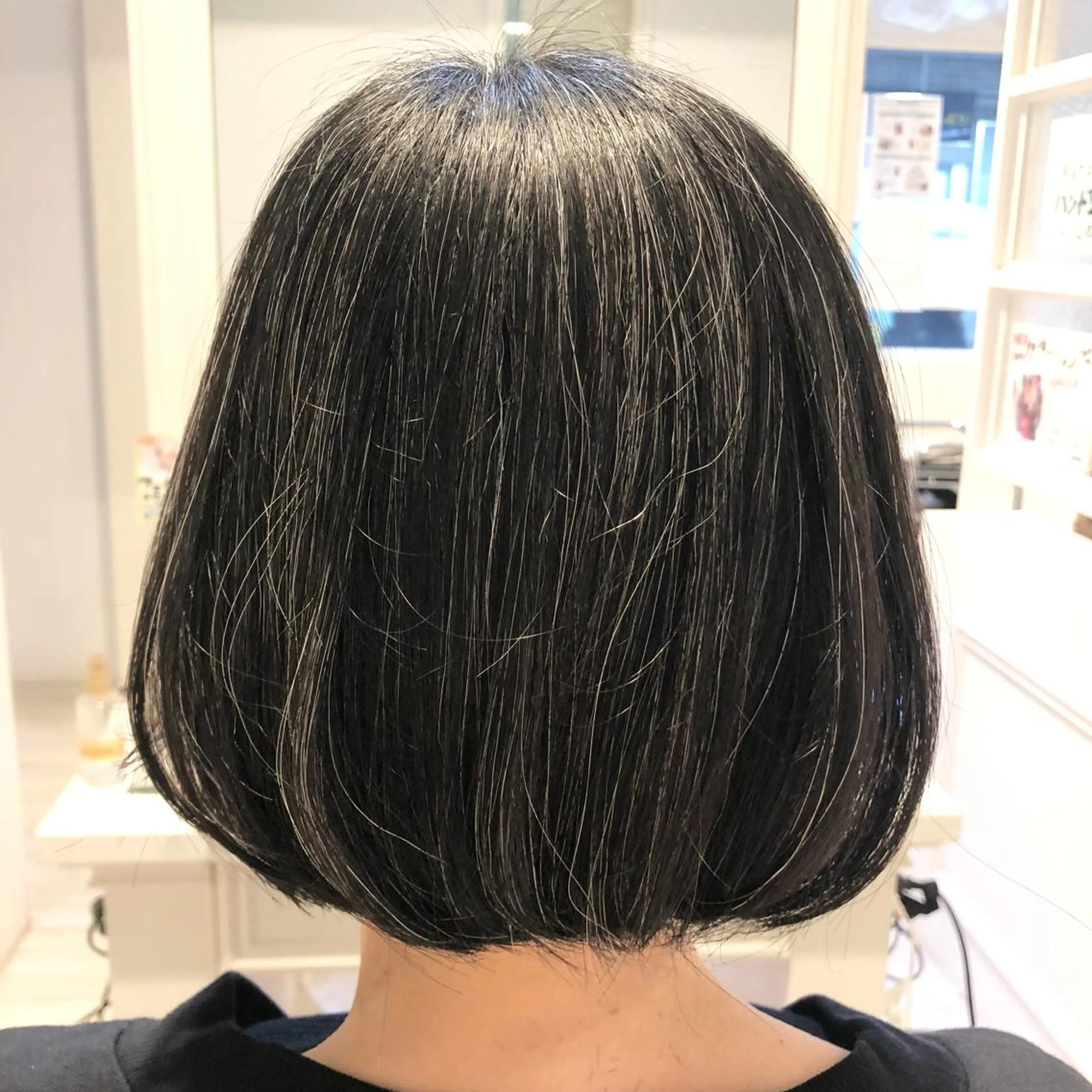 ミディアム 髪質改善&ストレート ✂︎鈴木青樹のヘアスタイル