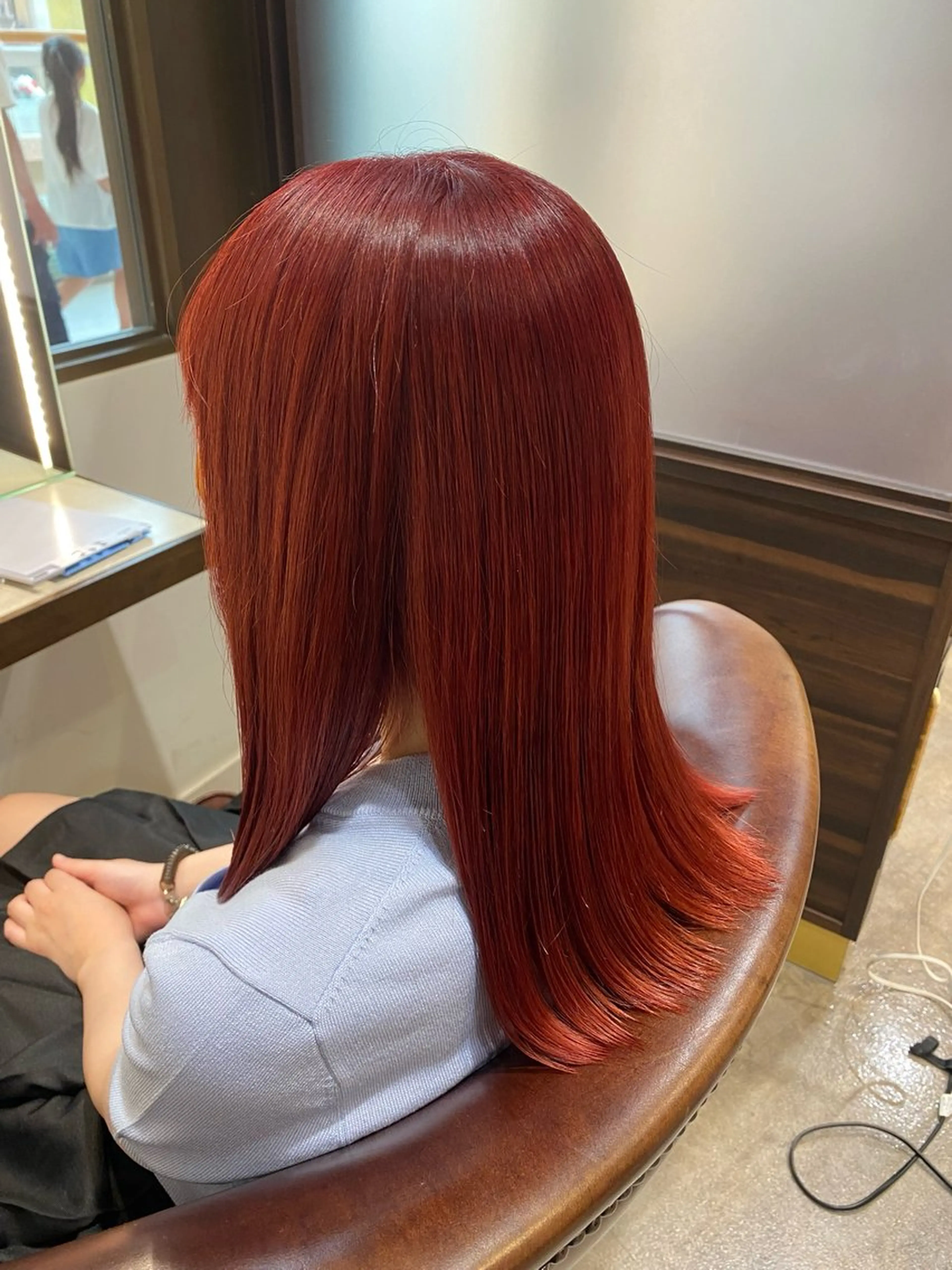 ロング カラー 竹内 美優のヘアスタイル