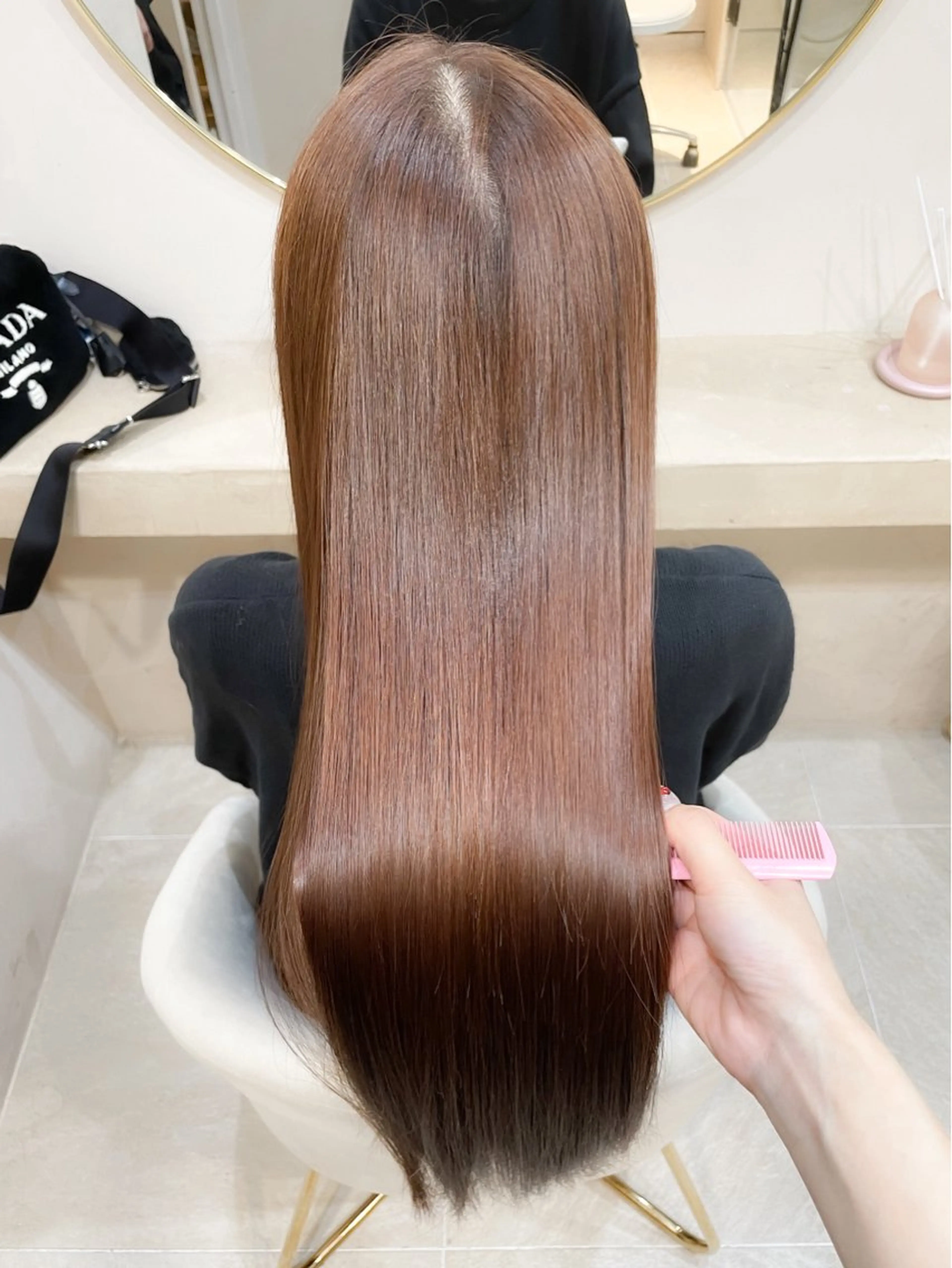 🪞✨小顔似合わせカット＋全体カラー＋髪質改善トリートメント✨🪞の写真