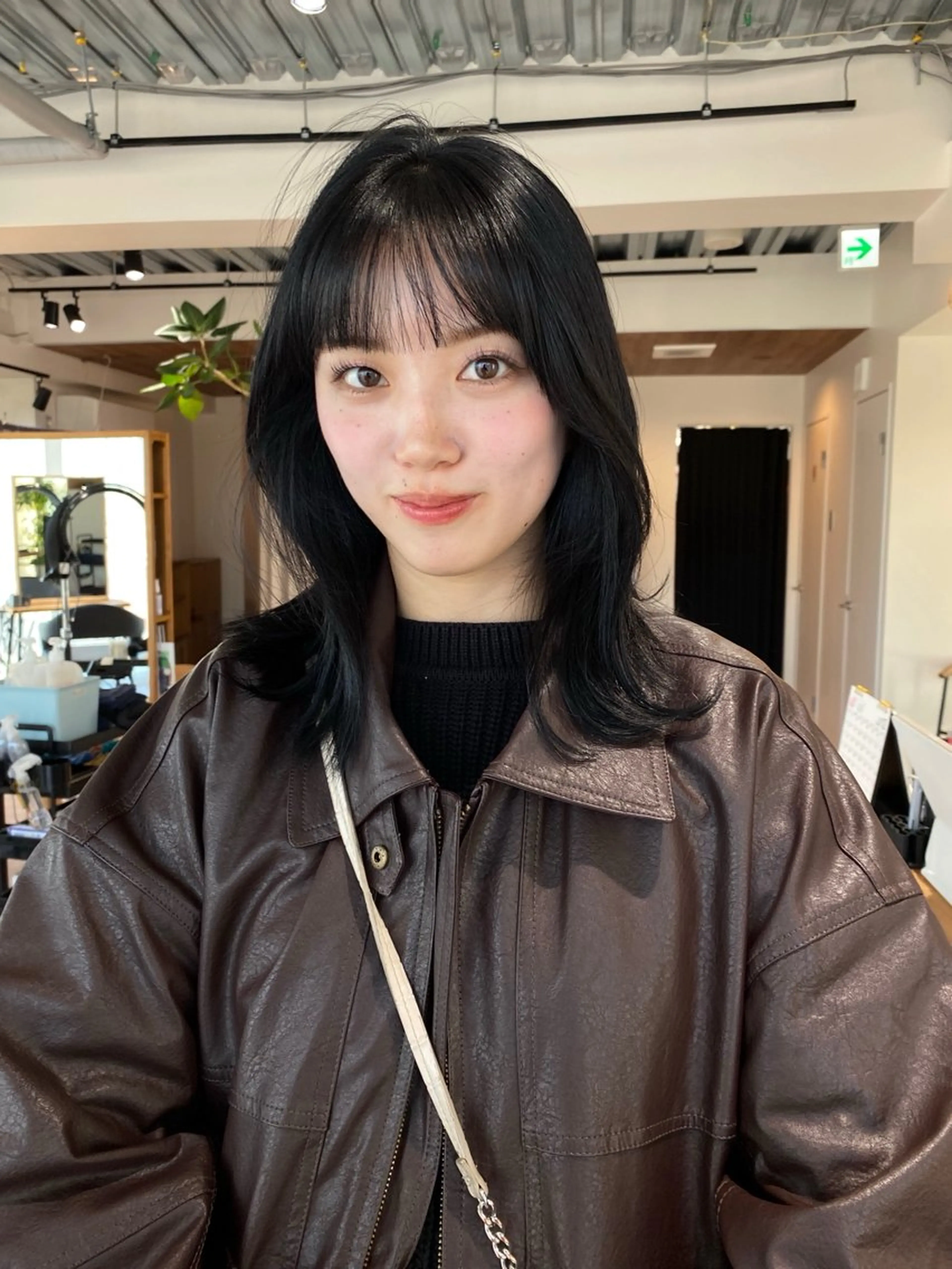 ミディアム カラー ブラウンカラー iroha/ n.w.h🎀のヘアスタイル