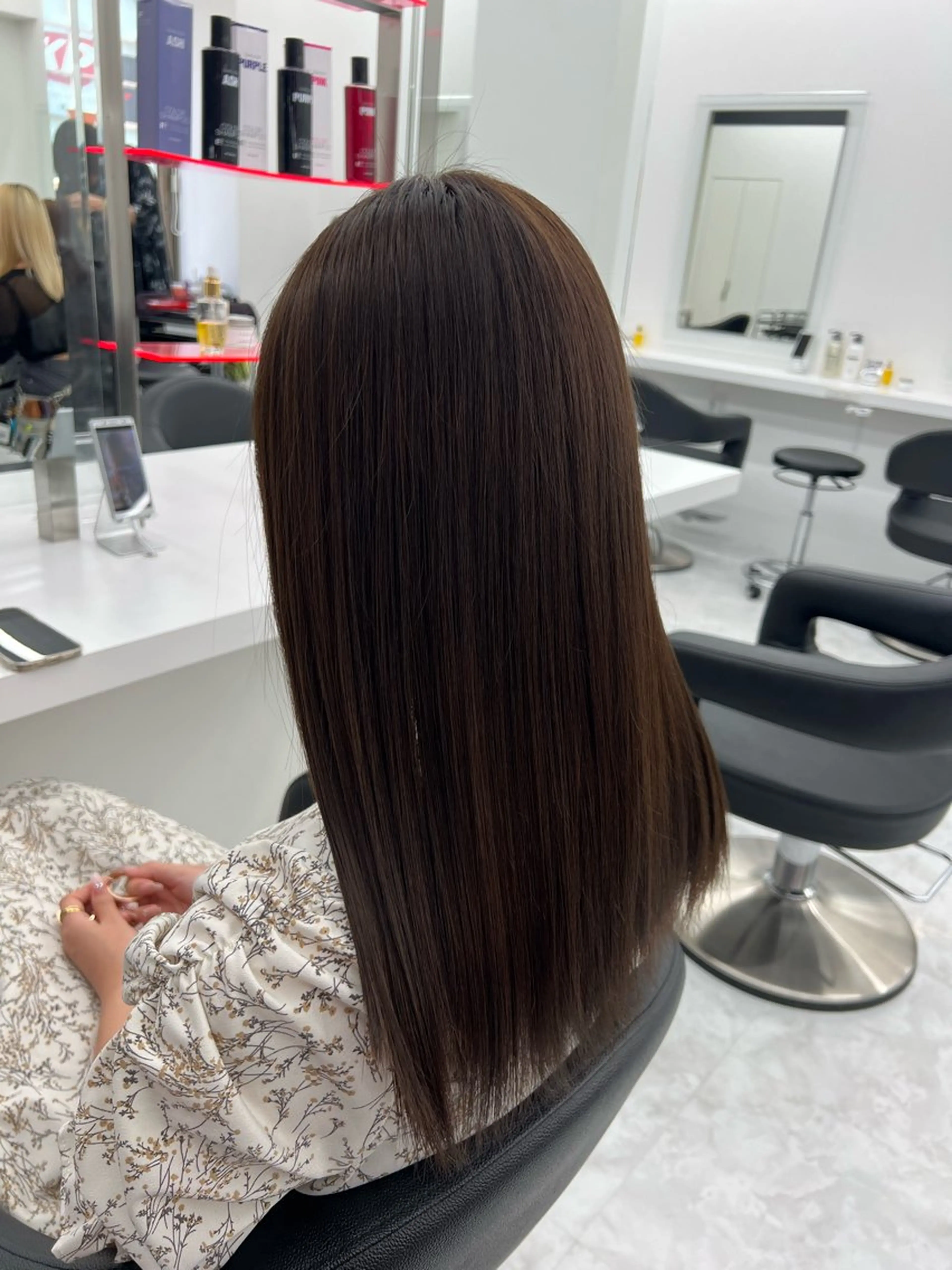 セミロング カラー パーマ ヘアアレンジ メンズ 💖似合わせカラー レイヤー💖ブリーチのヘアスタイル