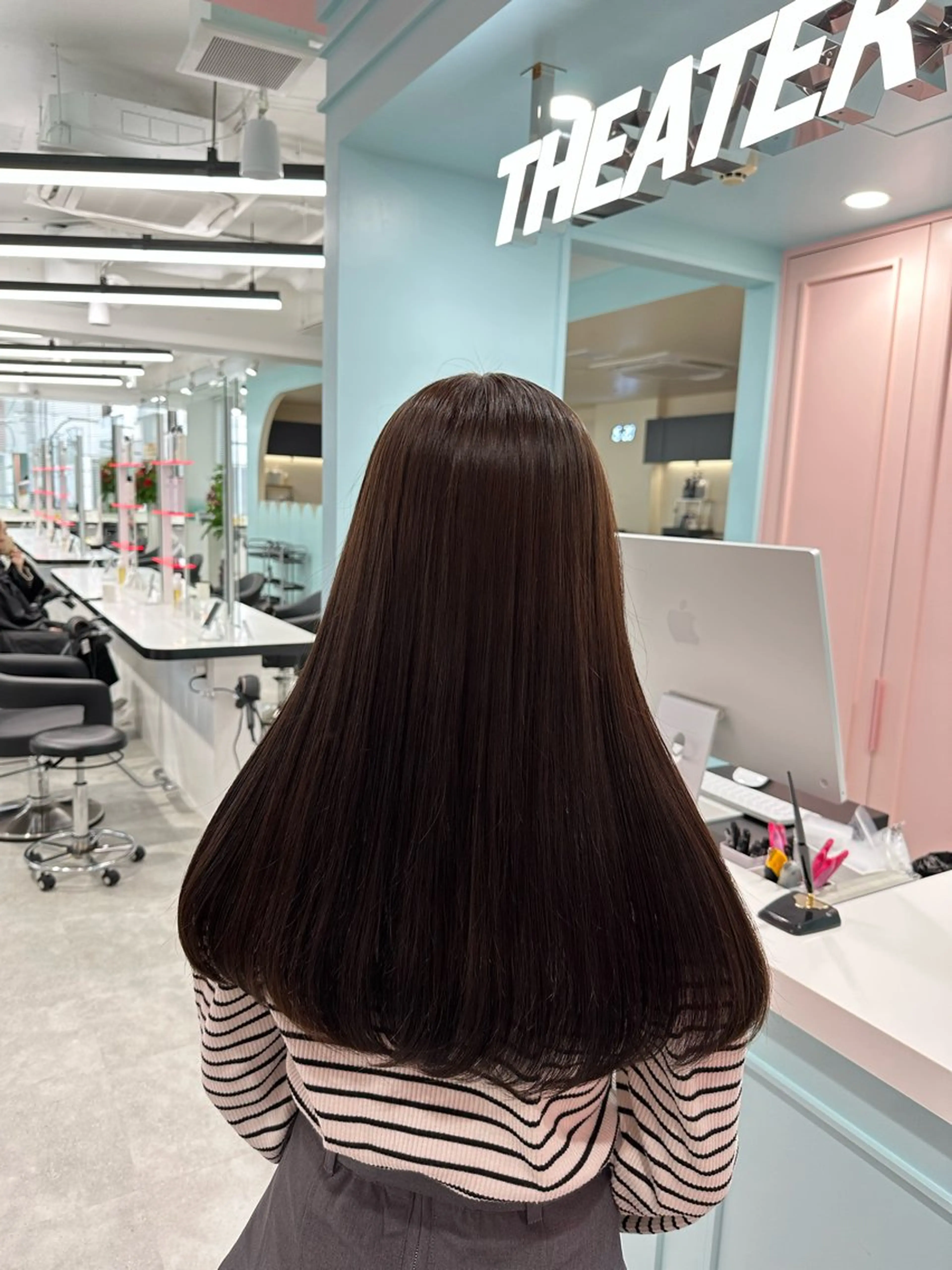 セミロング ヘアカラー トリートメント Wカラー/暖色/べ ージュりく©︎🐝のヘアスタイル