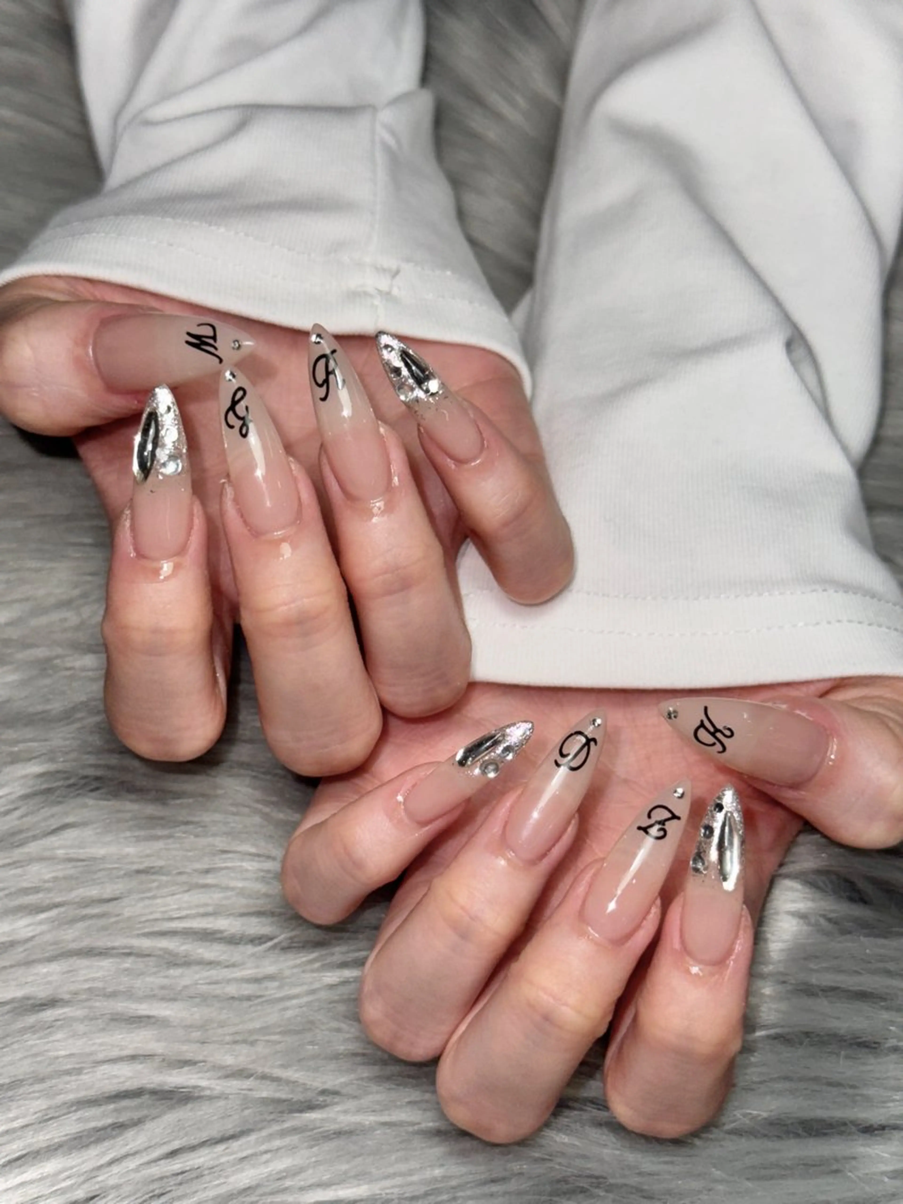 ❤️期間限定❤️【オフ無し】10本長さ出し+120分デザイン 150分の写真