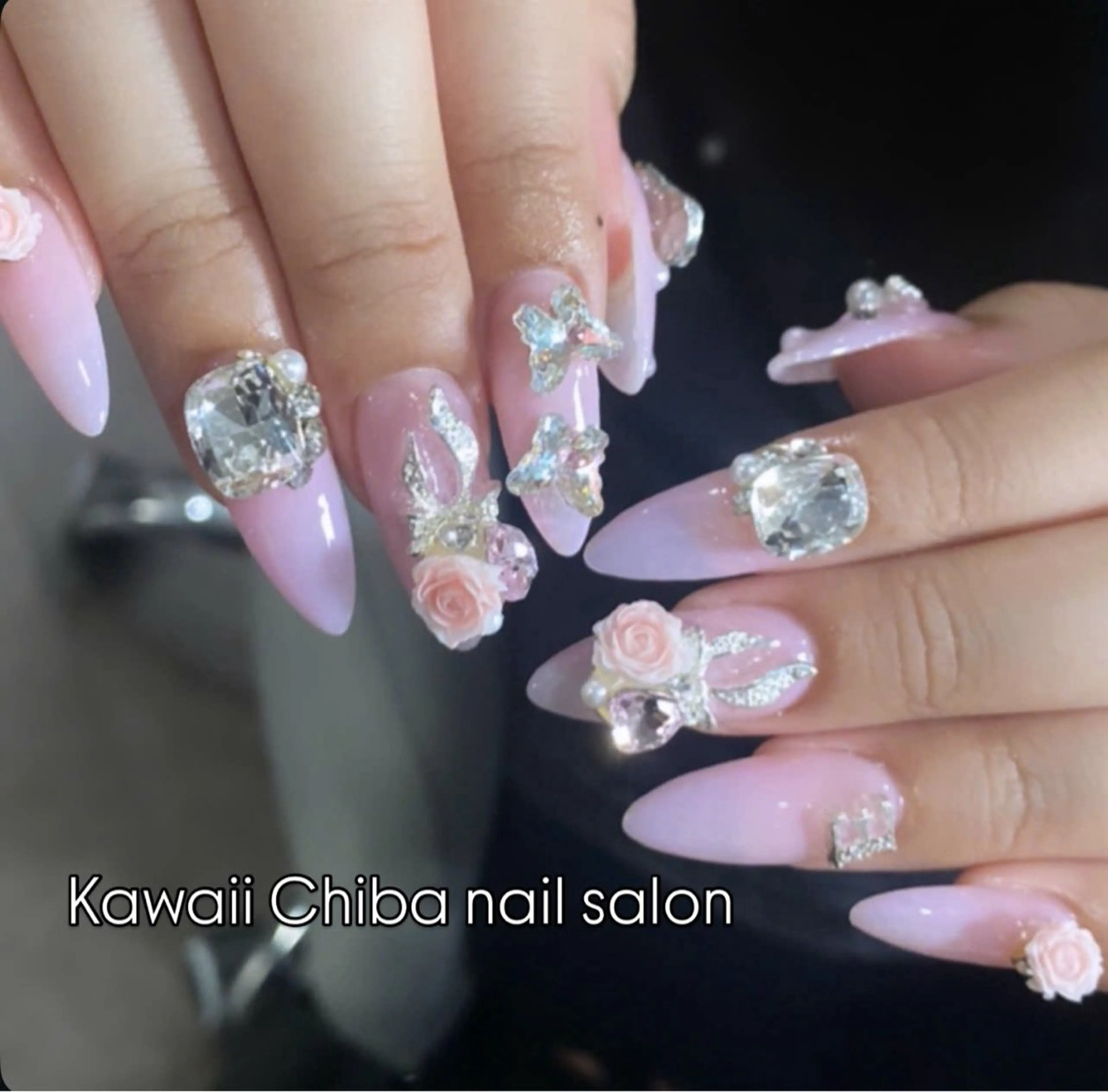ネイル フレンチネイル ジェルネイル ガーリー 韓国ネイル オフィスネイル Kawaii Chiba nailのネイルデザイン