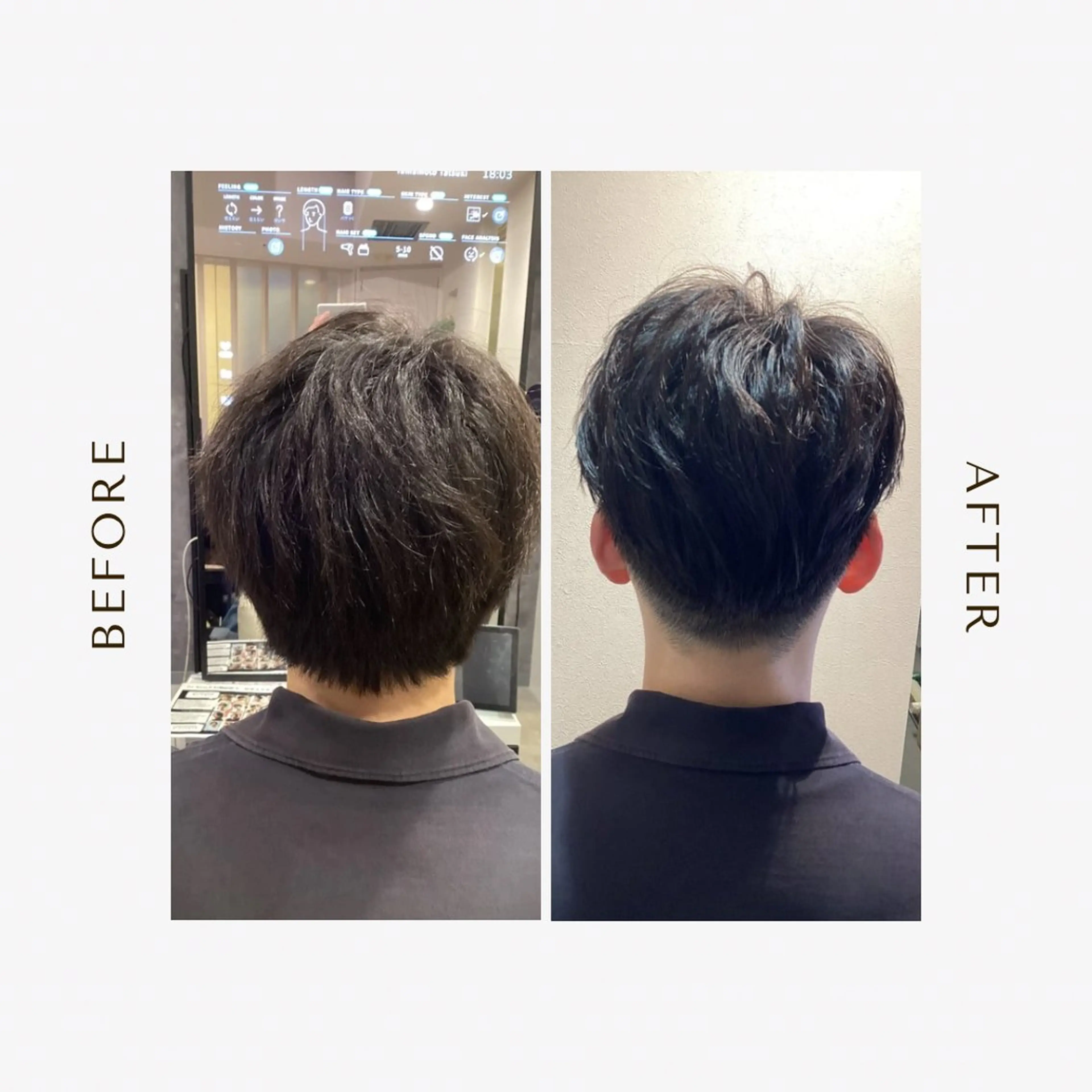 ショート メンズ 五ノ井 一世のヘアスタイル