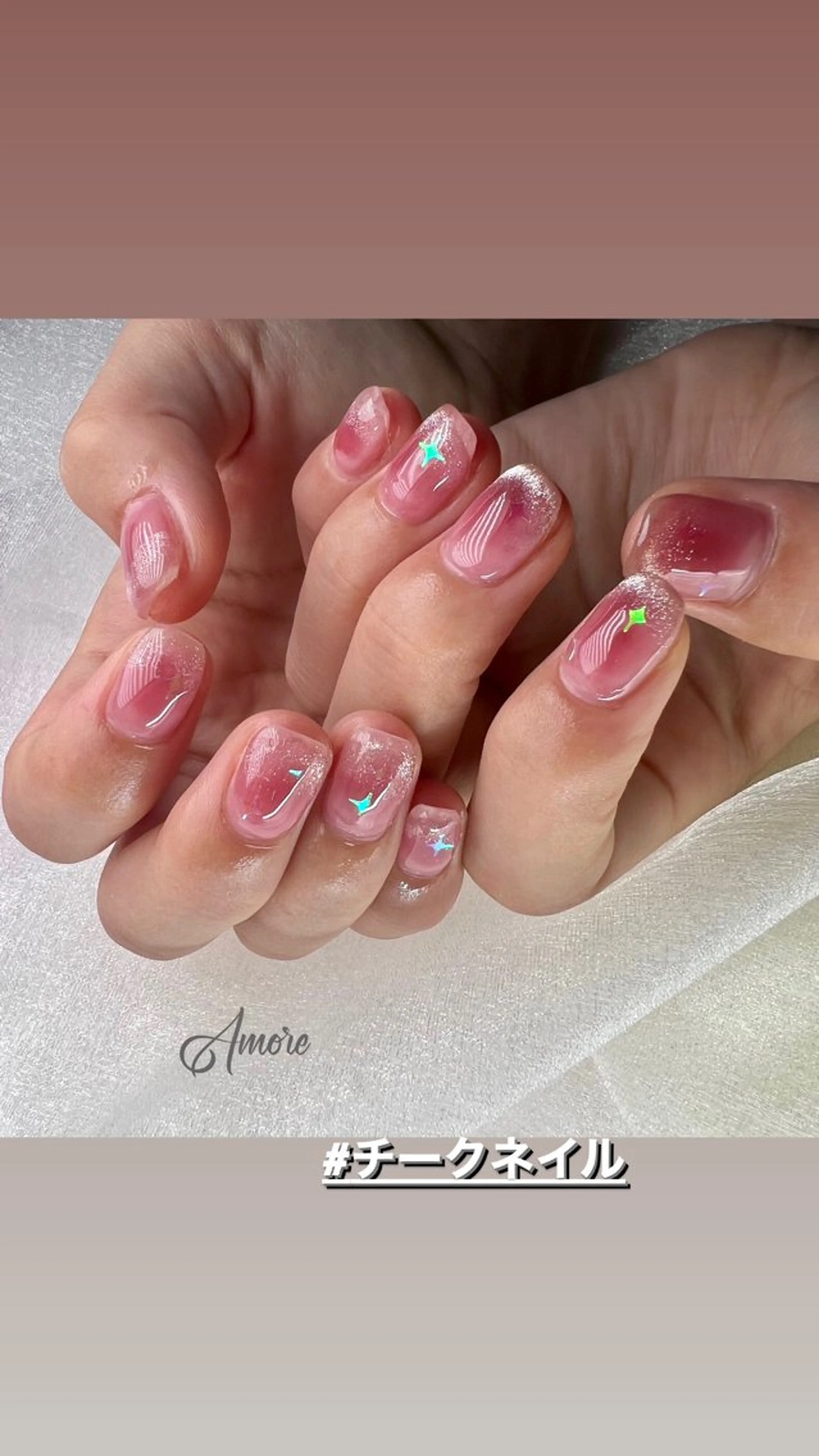 ネイル ジェルネイル 韓国ネイル パラジェル 夏ネイル You kyehwaのネイルデザイン