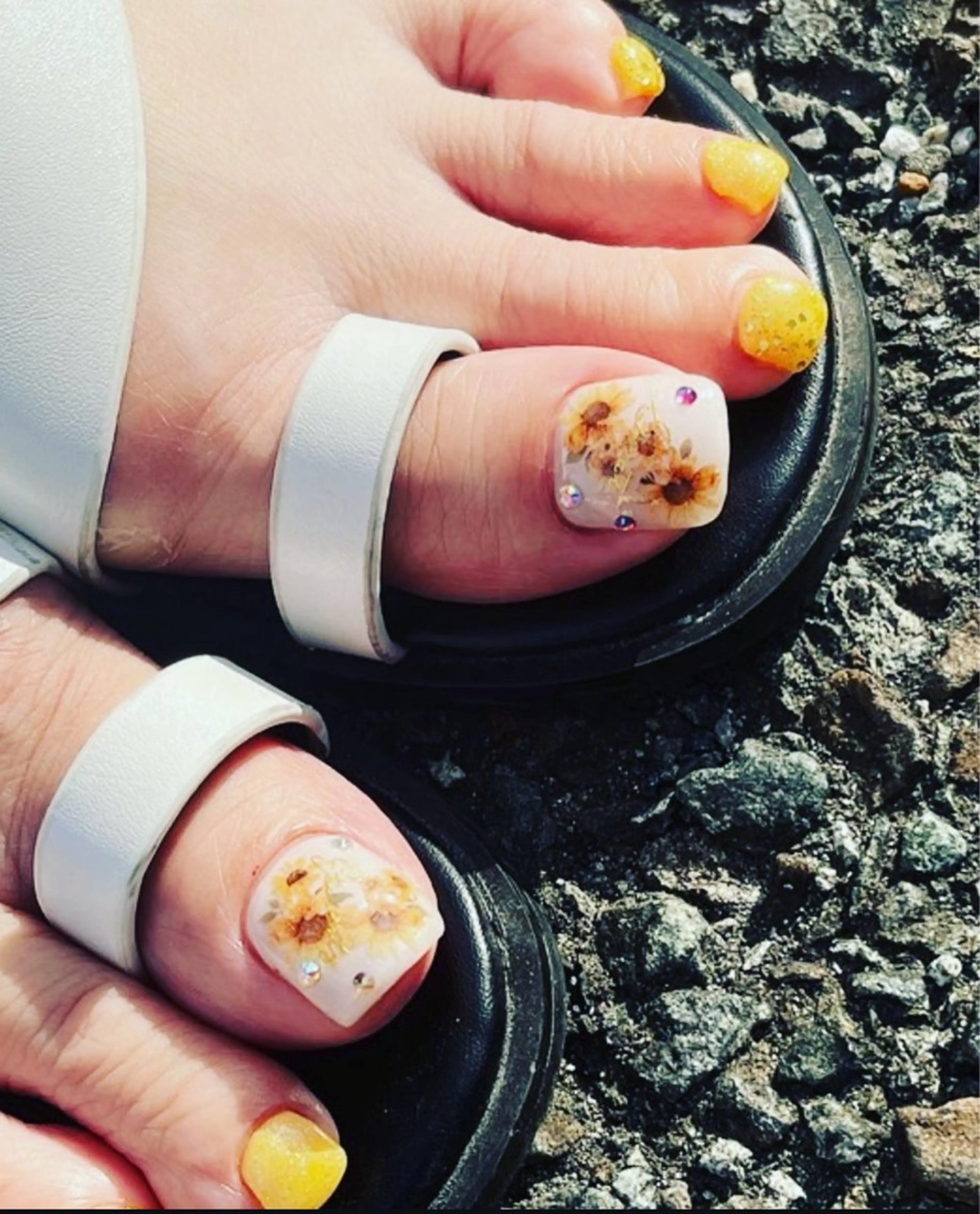 🌟フット1本アート🎨ネイル🌟角質オフ・ケア込の写真