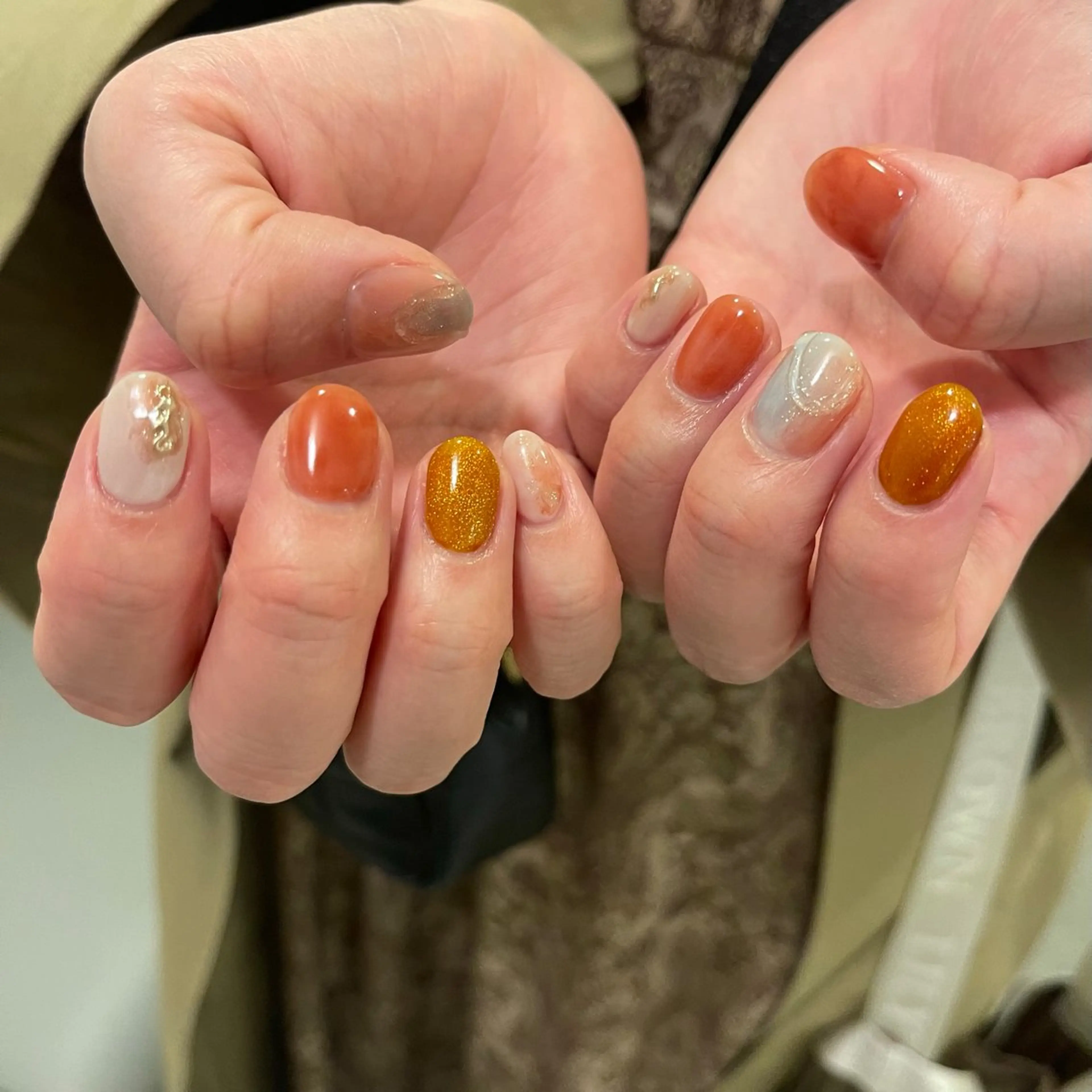 ネイル ハンドネイル フットネイル ニュアンスネイル 💅🏻yuuiのネイルデザイン