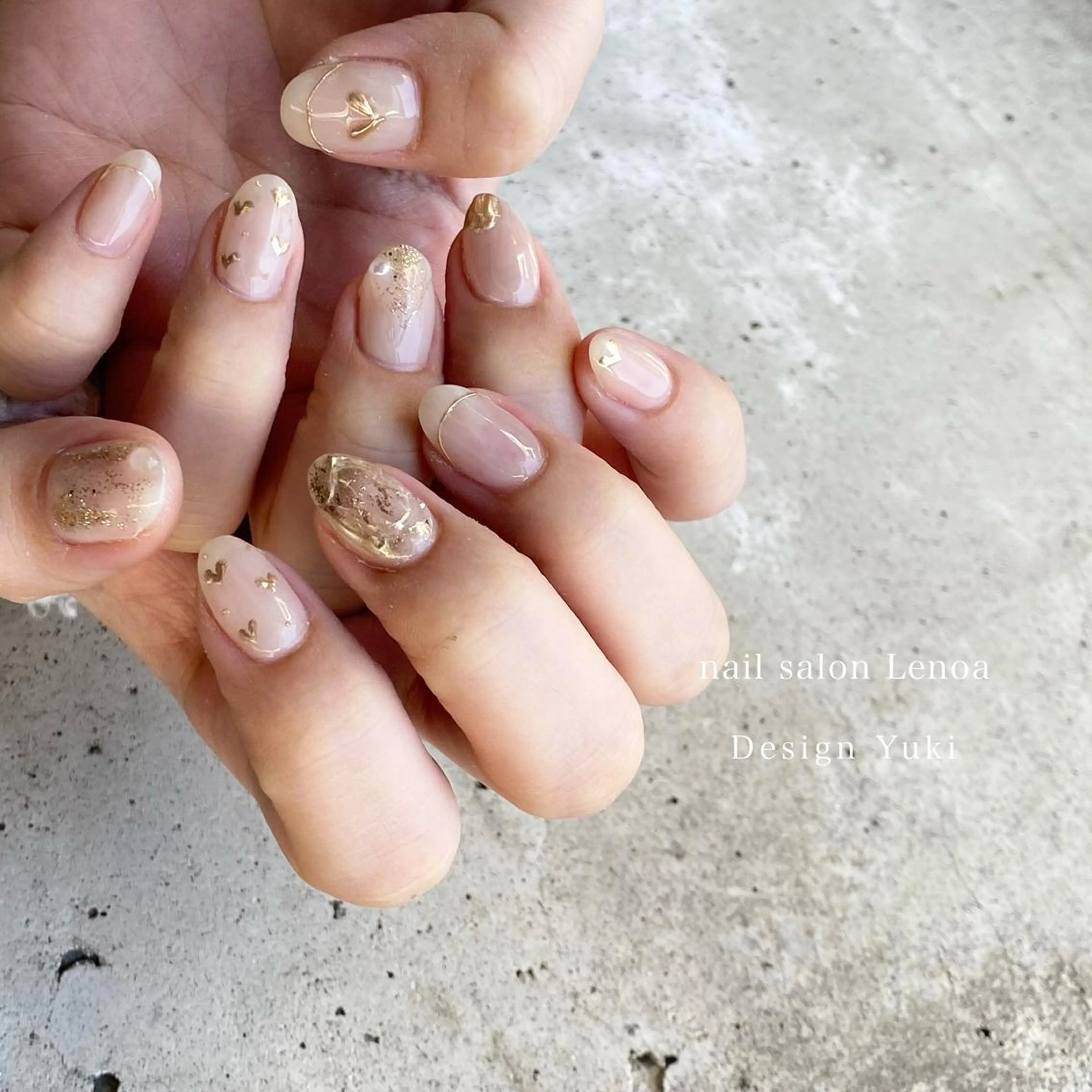 ネイル ハンドネイル Lenoa Yukiのネイルデザイン
