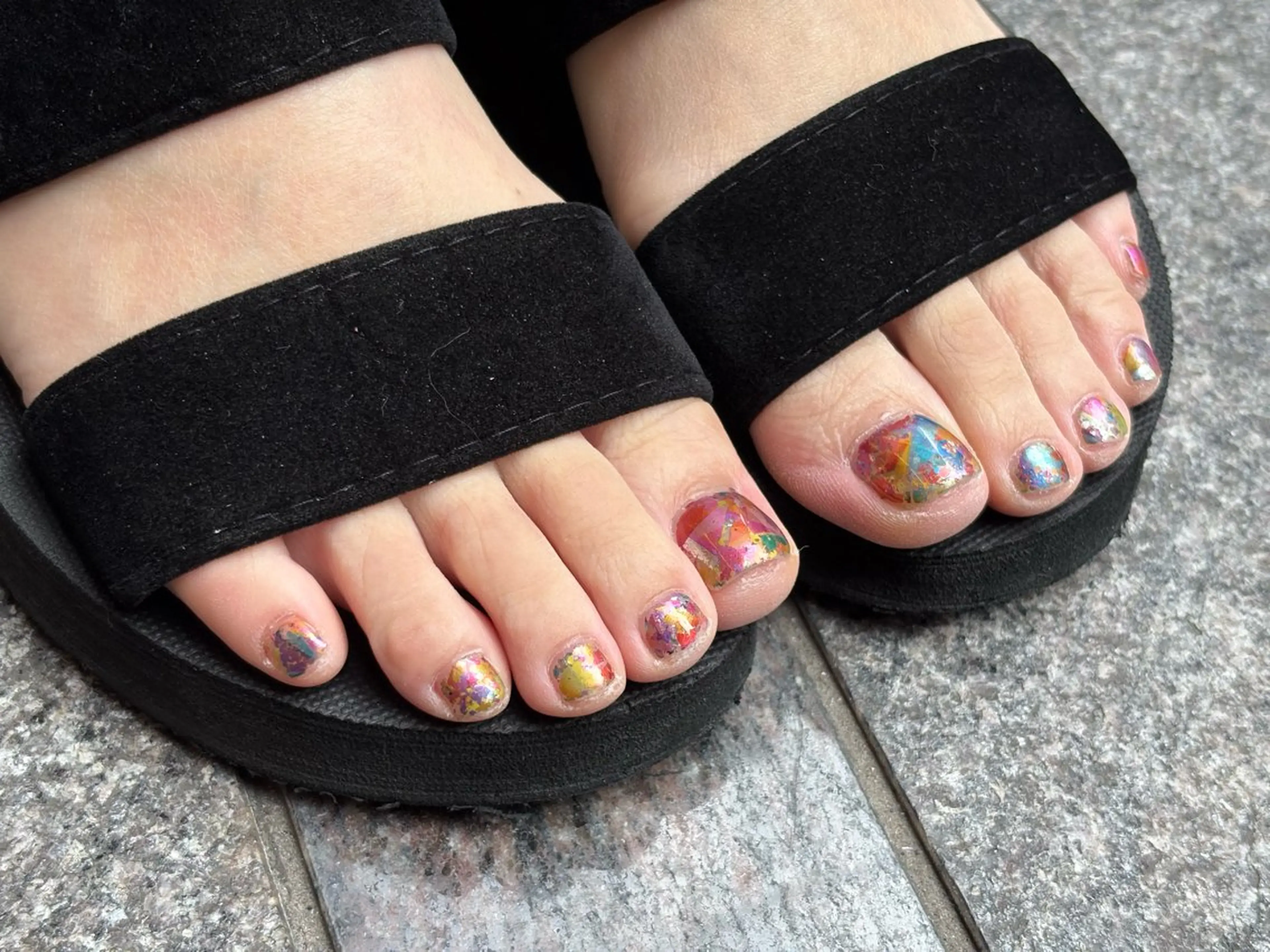 ネイル フットネイル 祇園 彩寧のネイルデザイン