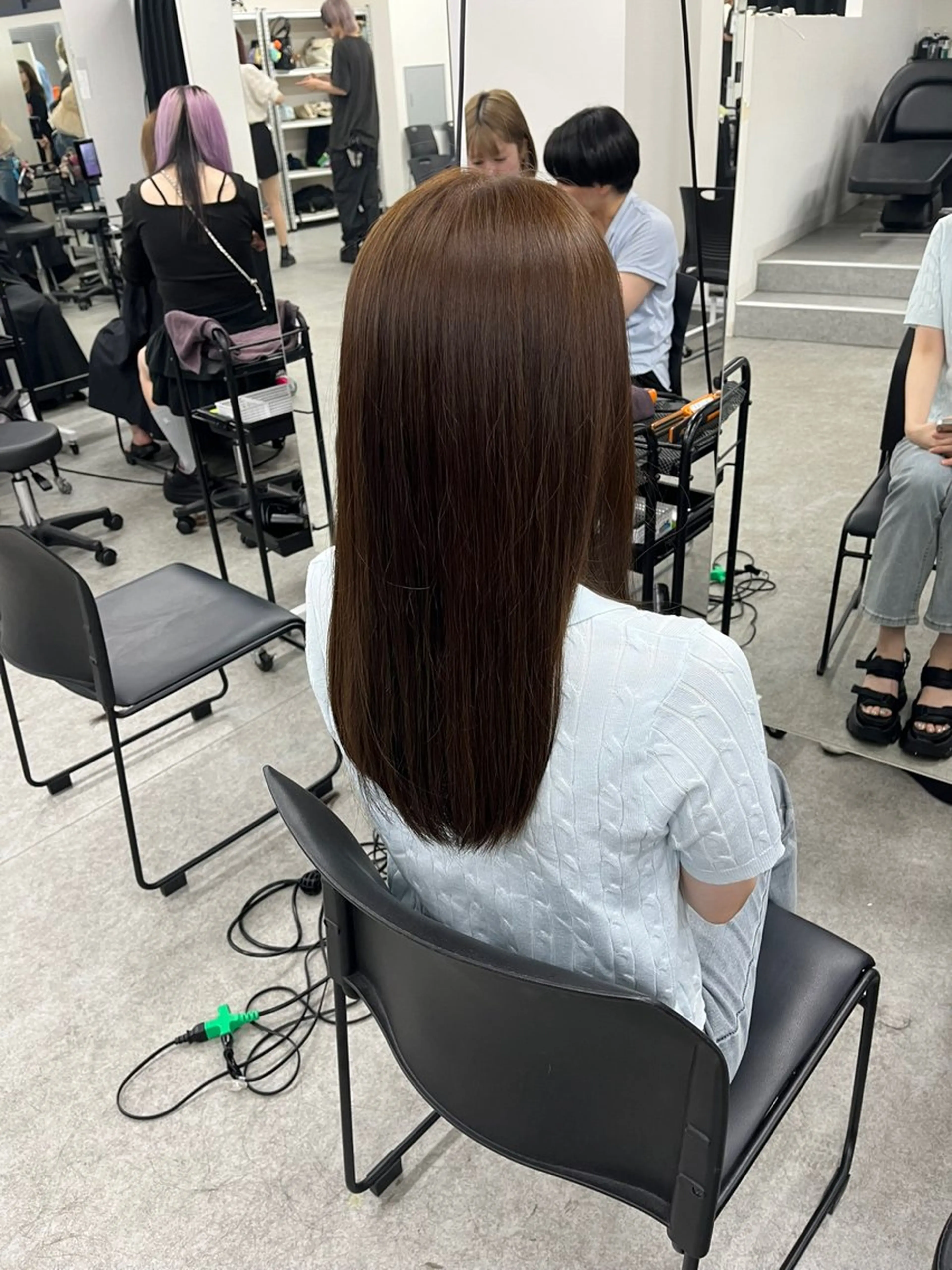 ロング カラー カット 川越ハイトーン Yumaのヘアスタイル