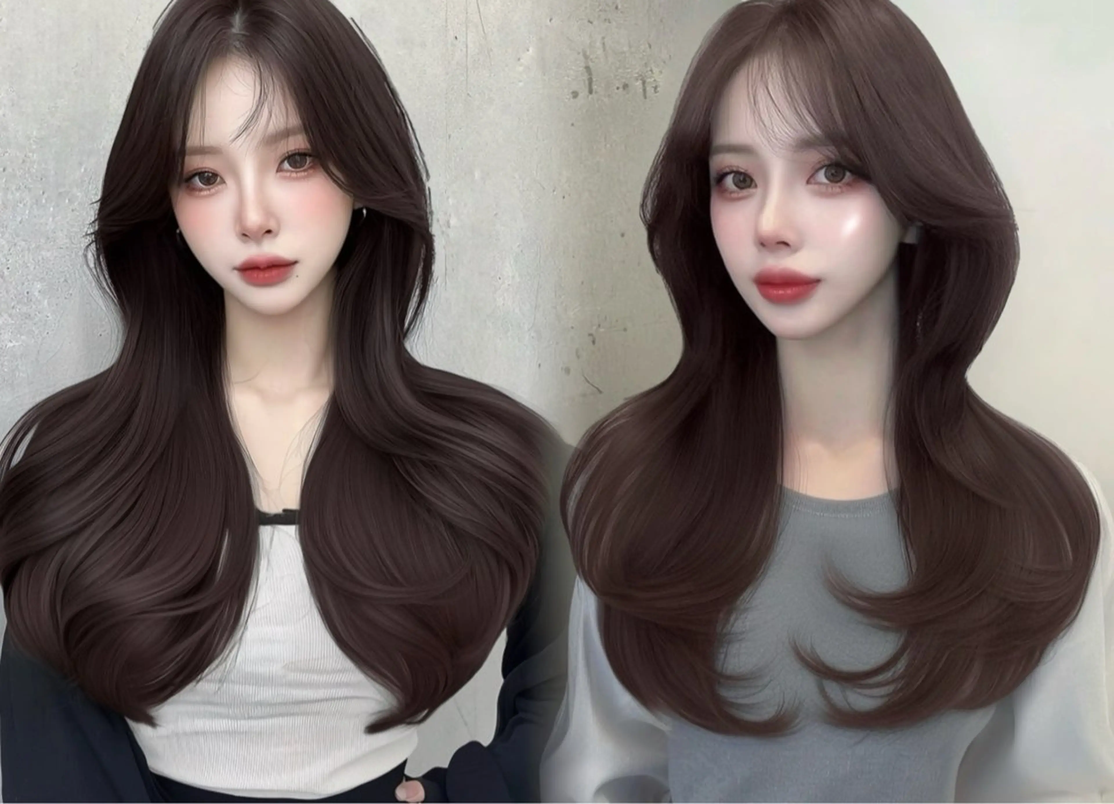 カラー カット ヘアカラー トリートメント 渋谷韓国ヘア🇰🇷 SAYAKA🩶ᩚのヘアスタイル