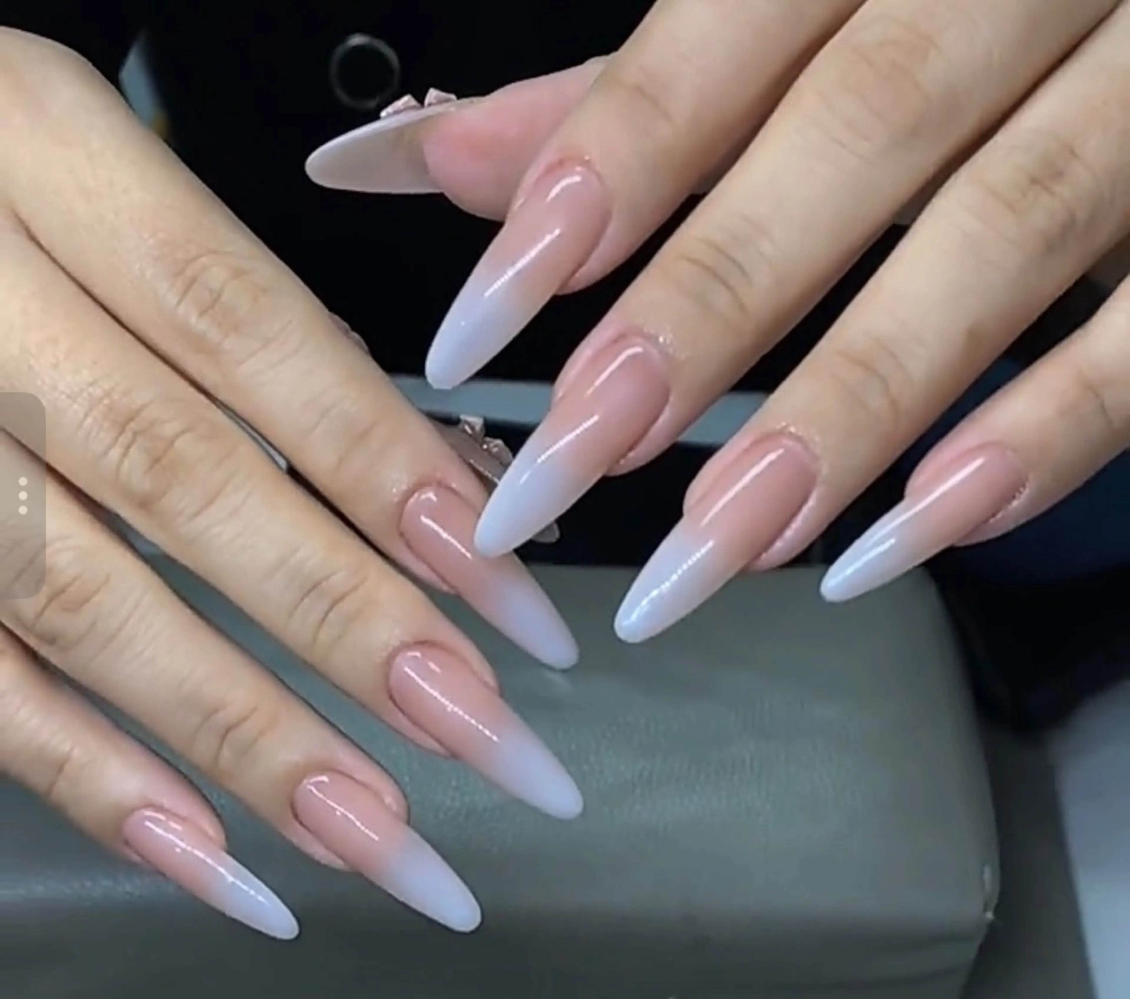 ネイル アニマル柄 べっ甲ネイル ブラウン 成人式 フレンチネイル Rika Nail ellaのネイルデザイン