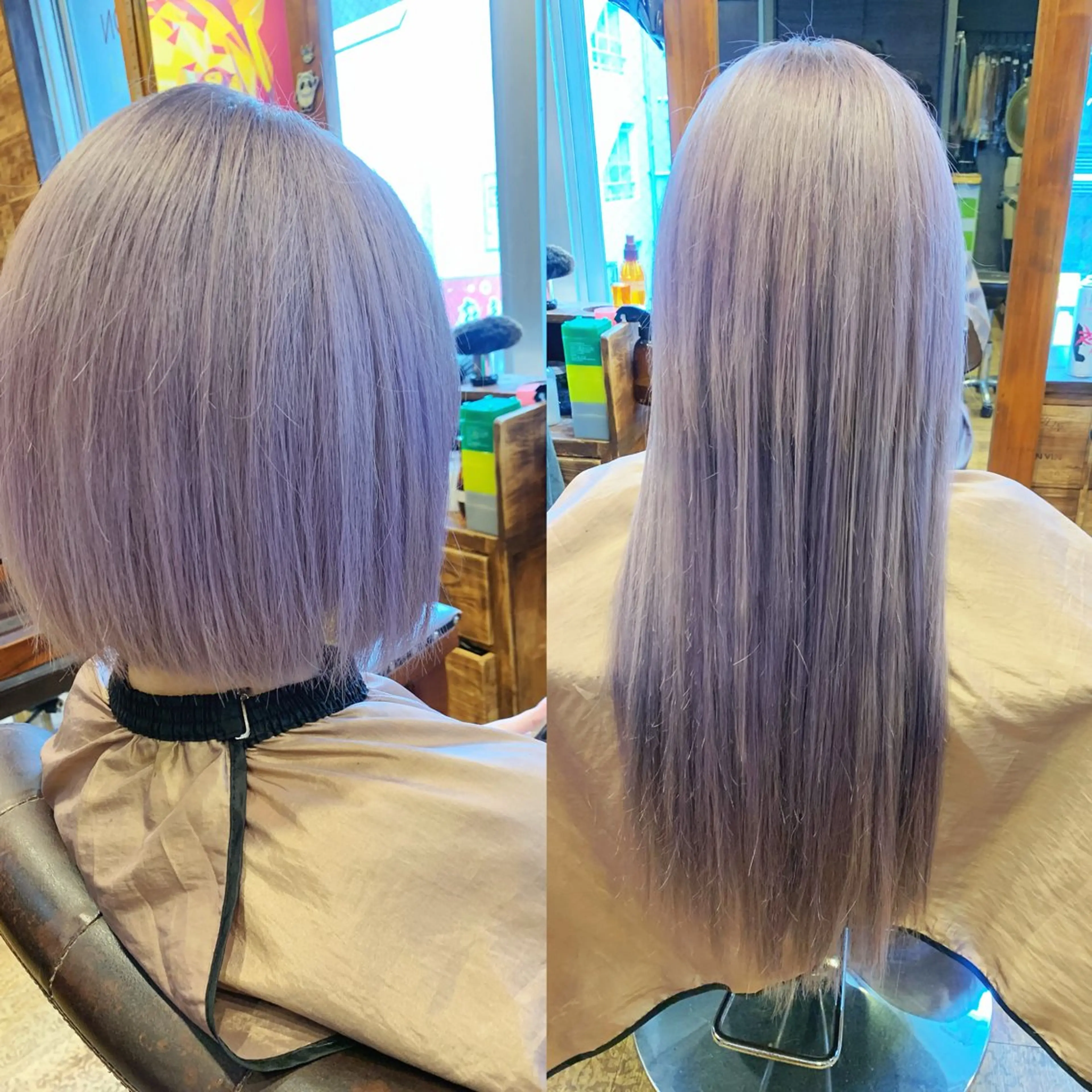 エクステカラー　地毛とカラーリングしたい方はこちらをご予約ください！の写真