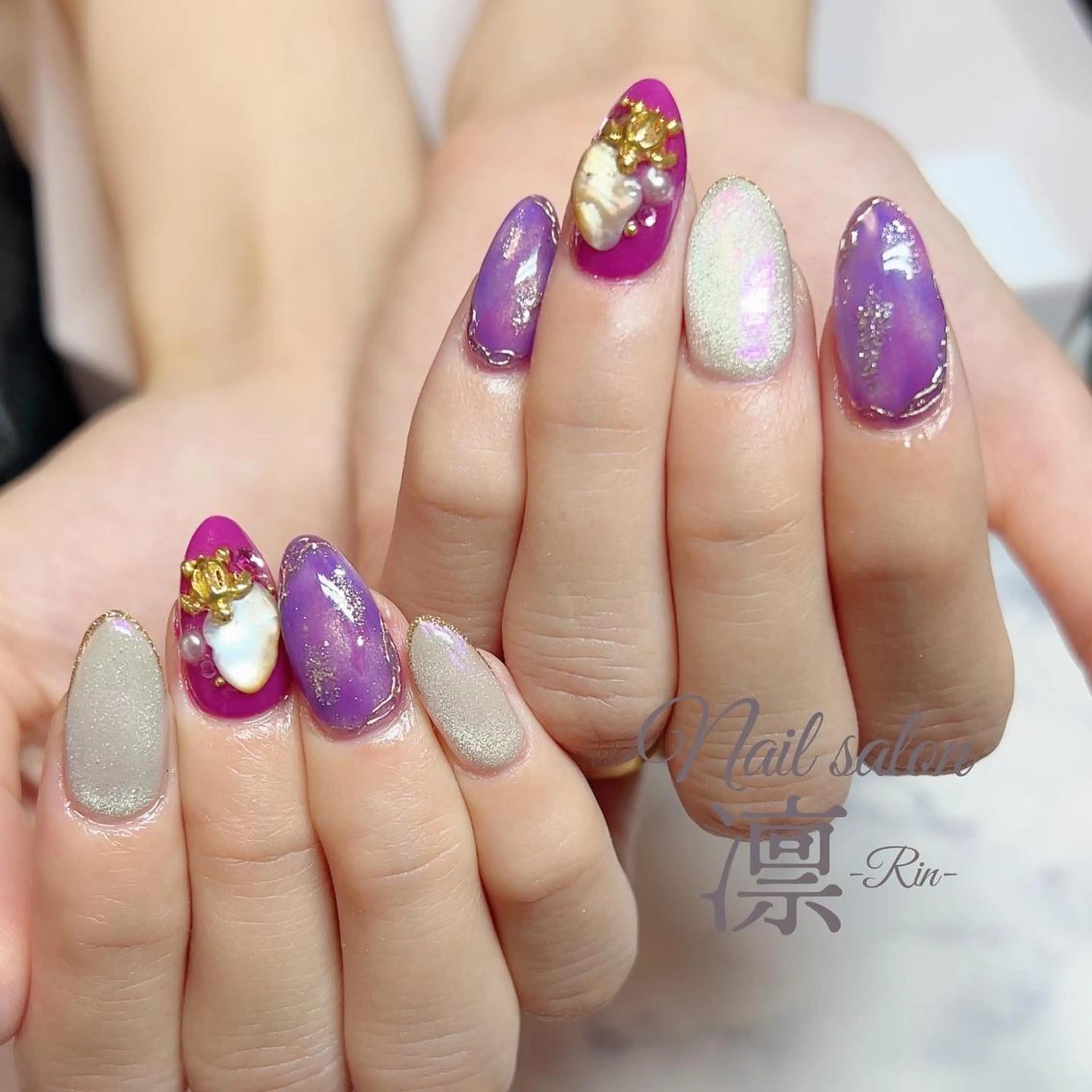 ネイル ジェルネイル private salon凛のネイルデザイン