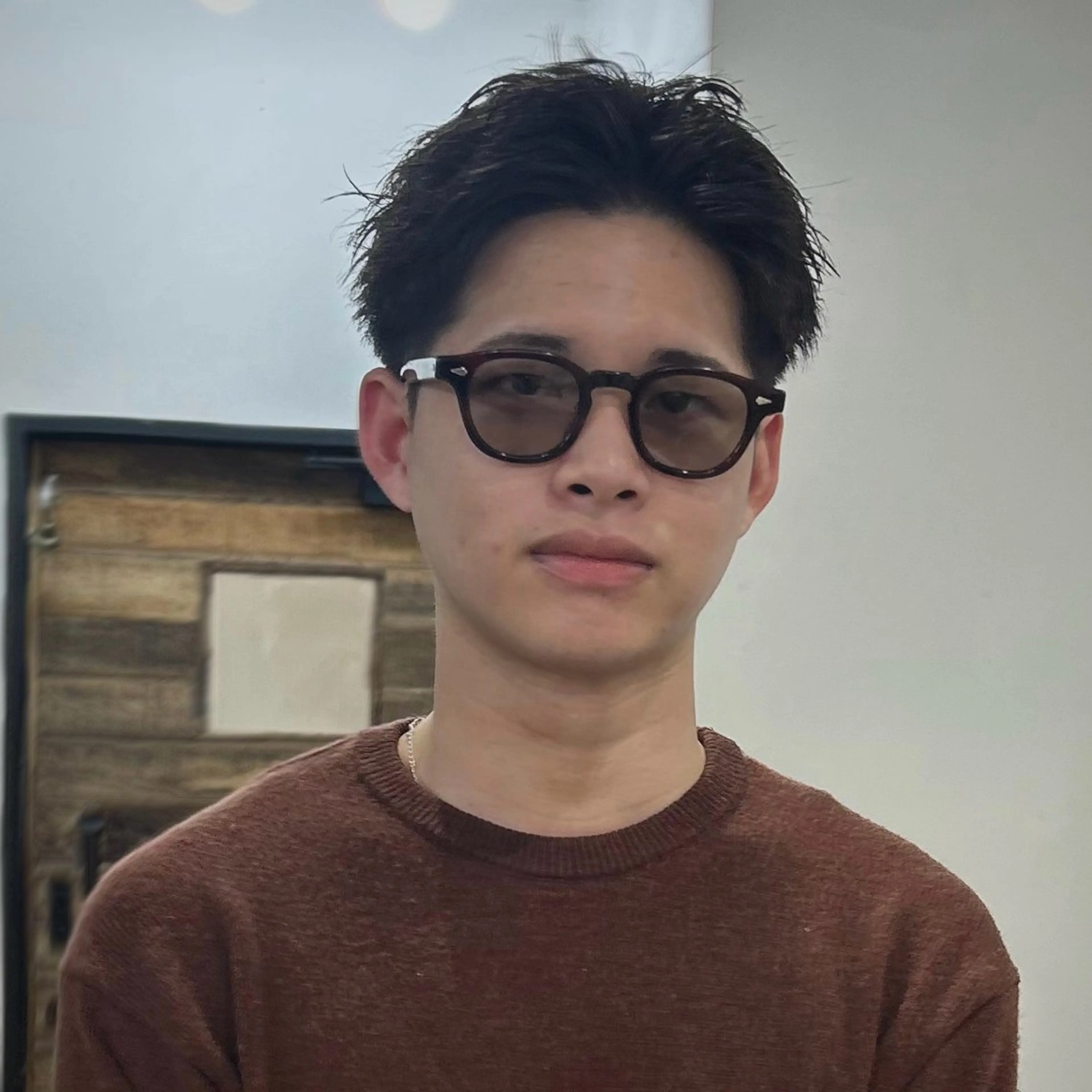 カット 冬の透明感カラー/ ハラのヘアスタイル