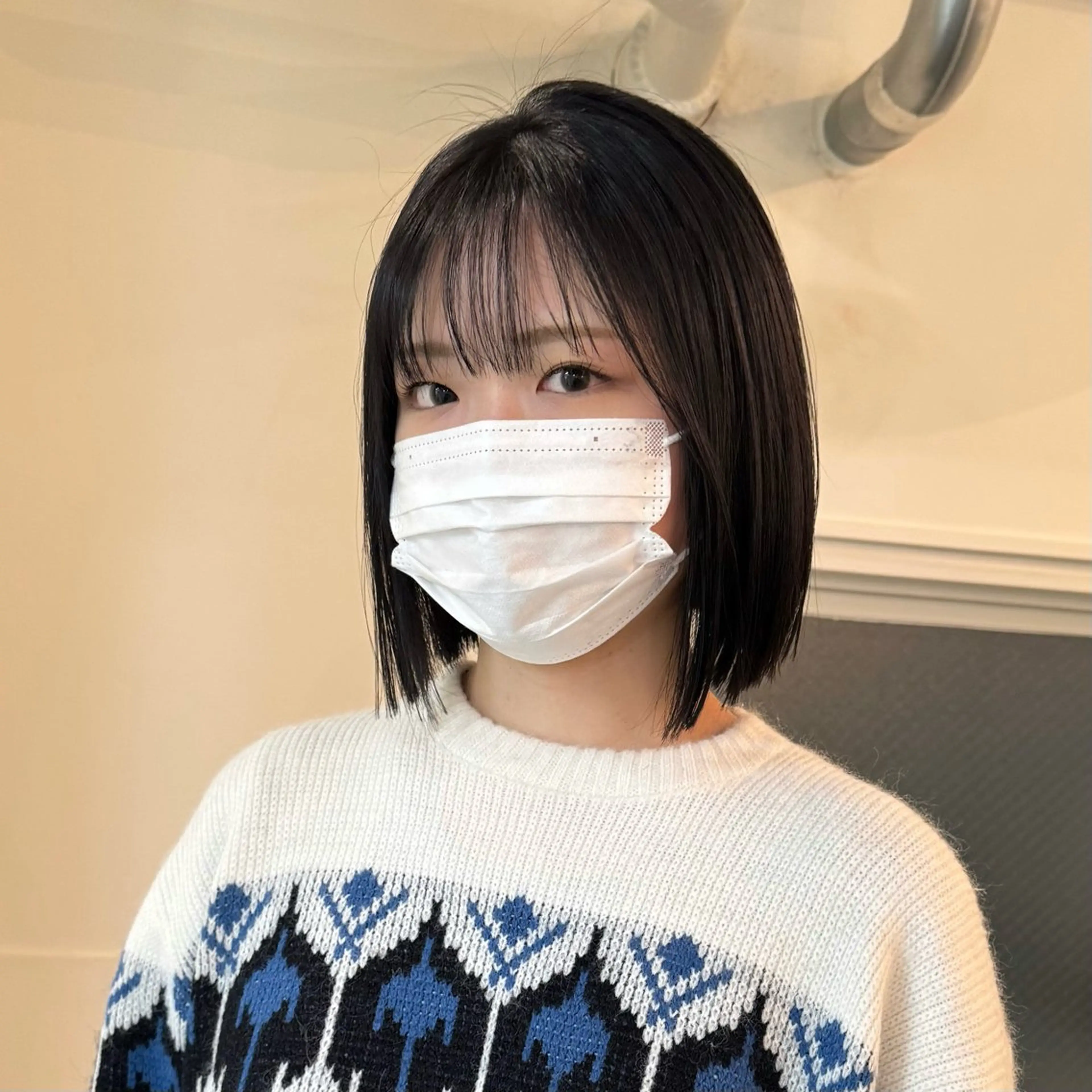 ミディアム カラー カット ヘアカラー 清水愛果/似合わせ カット/透明感カラーのヘアスタイル