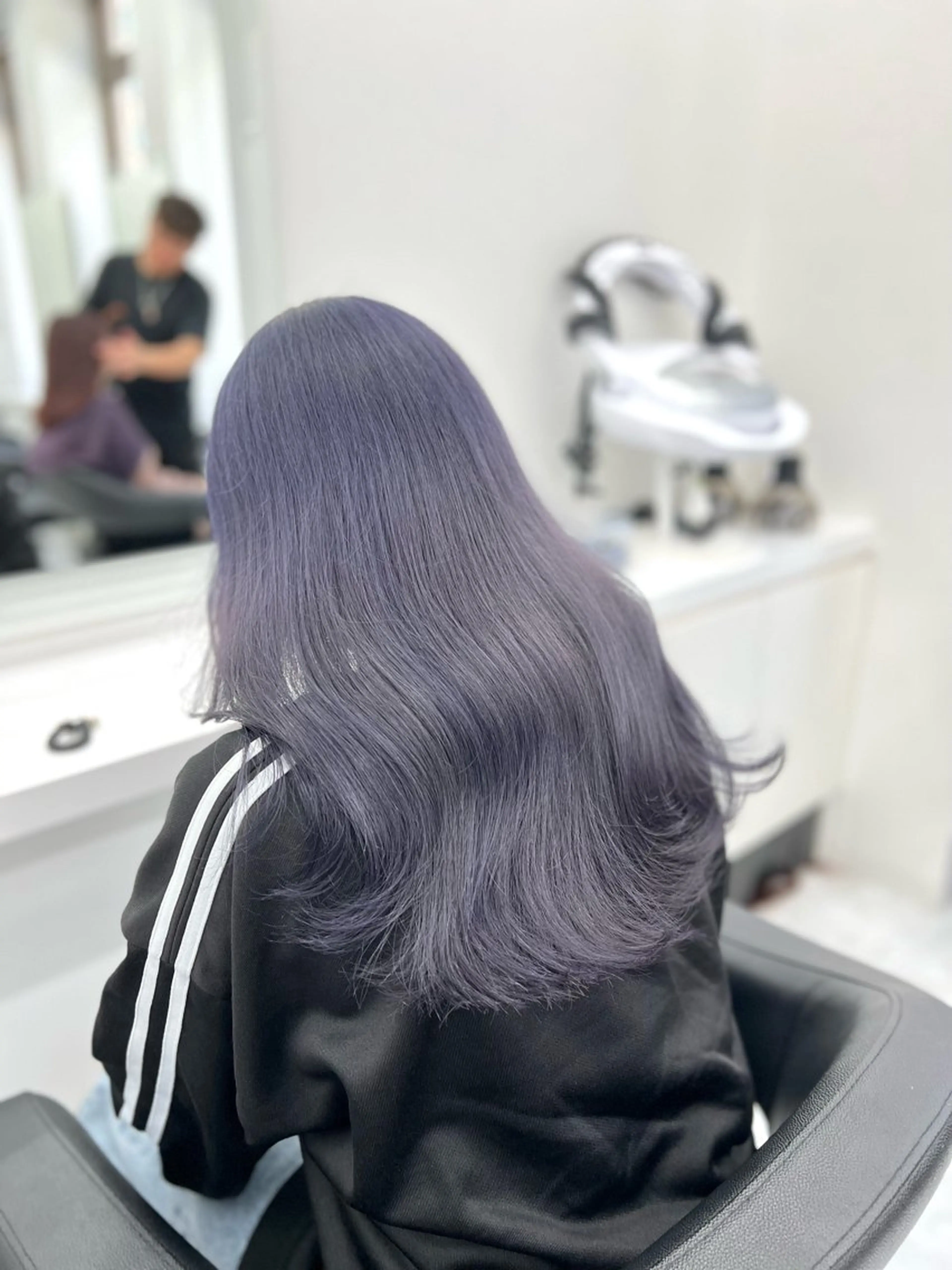 ロング カラー ヘアアレンジ 透明感×韓流ハイ トーン🫧RYUTAのヘアスタイル