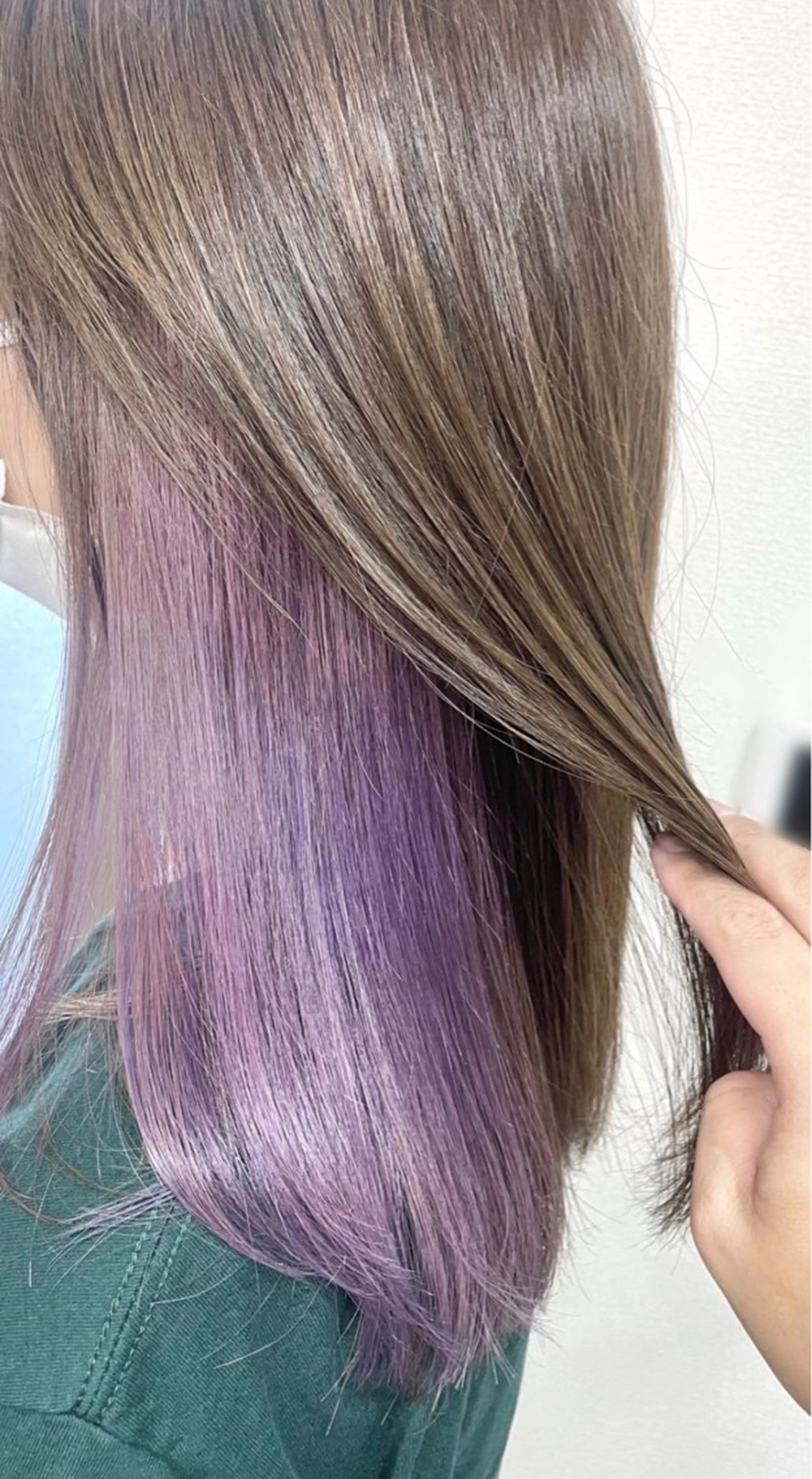 セミロング カラー ヘアカラー トリートメント ケアブリーチ /髪質 改善/古橋圭史郎のヘアスタイル