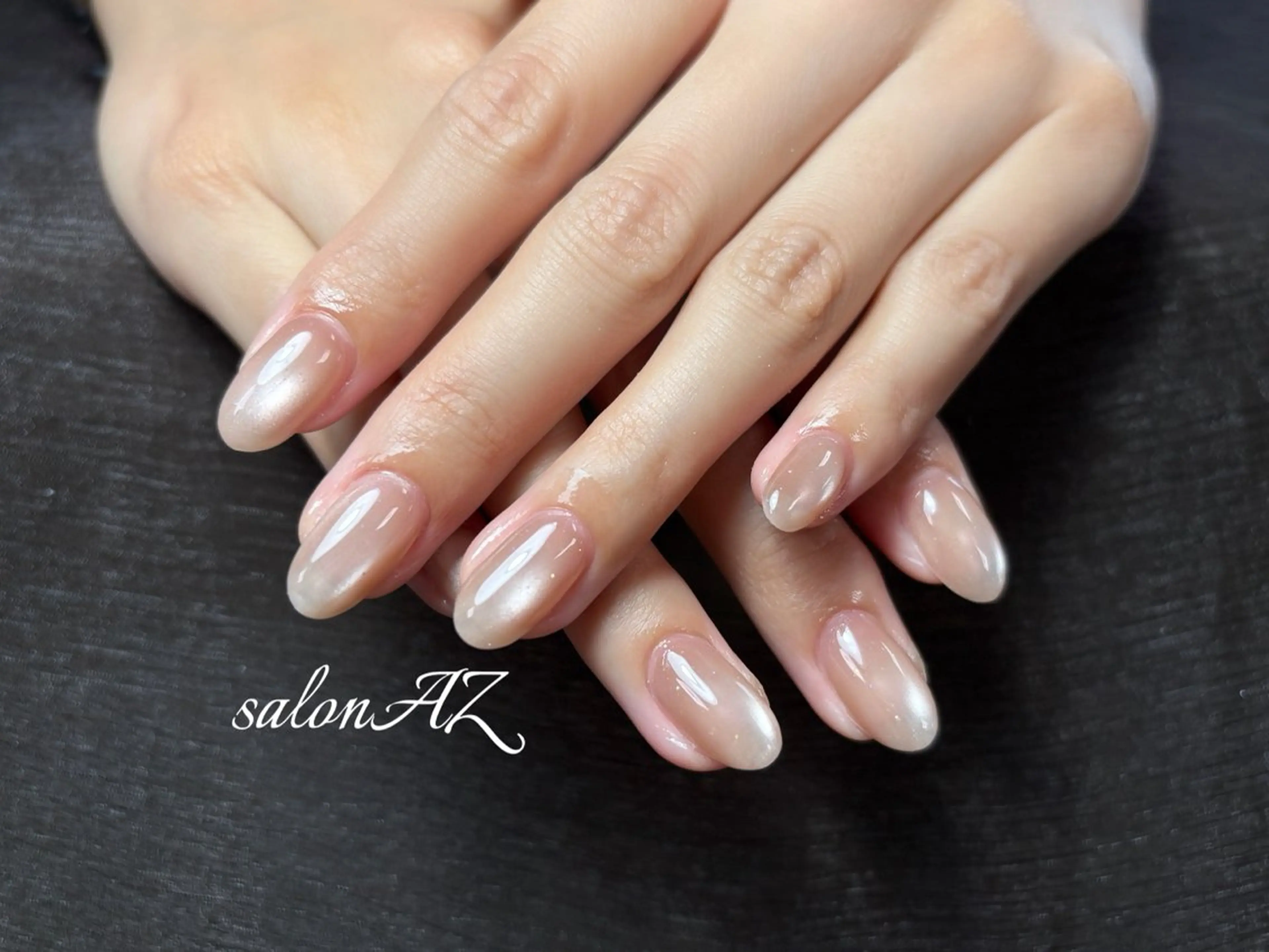 ネイル アートネイル 長さ出し フットネイル フレンチネイル ジェルネイル ハンドネイル salon AZのネイルデザイン